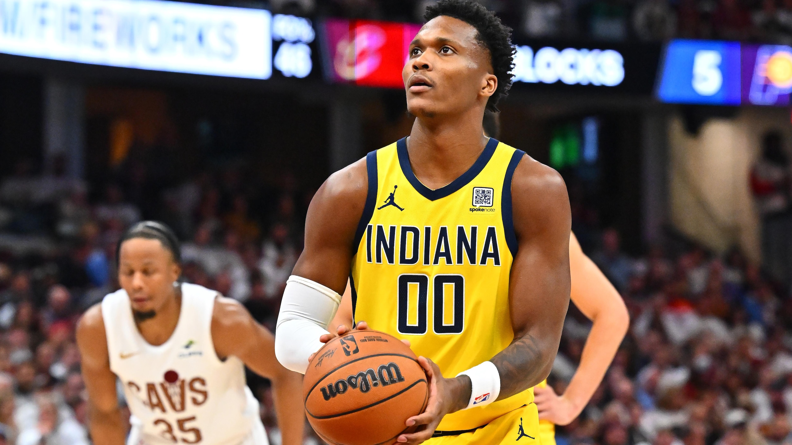 Indiana Pacers v Cleveland Cavaliers - Game Two Indiana Pacers v Cleveland Cavaliers - Game Two