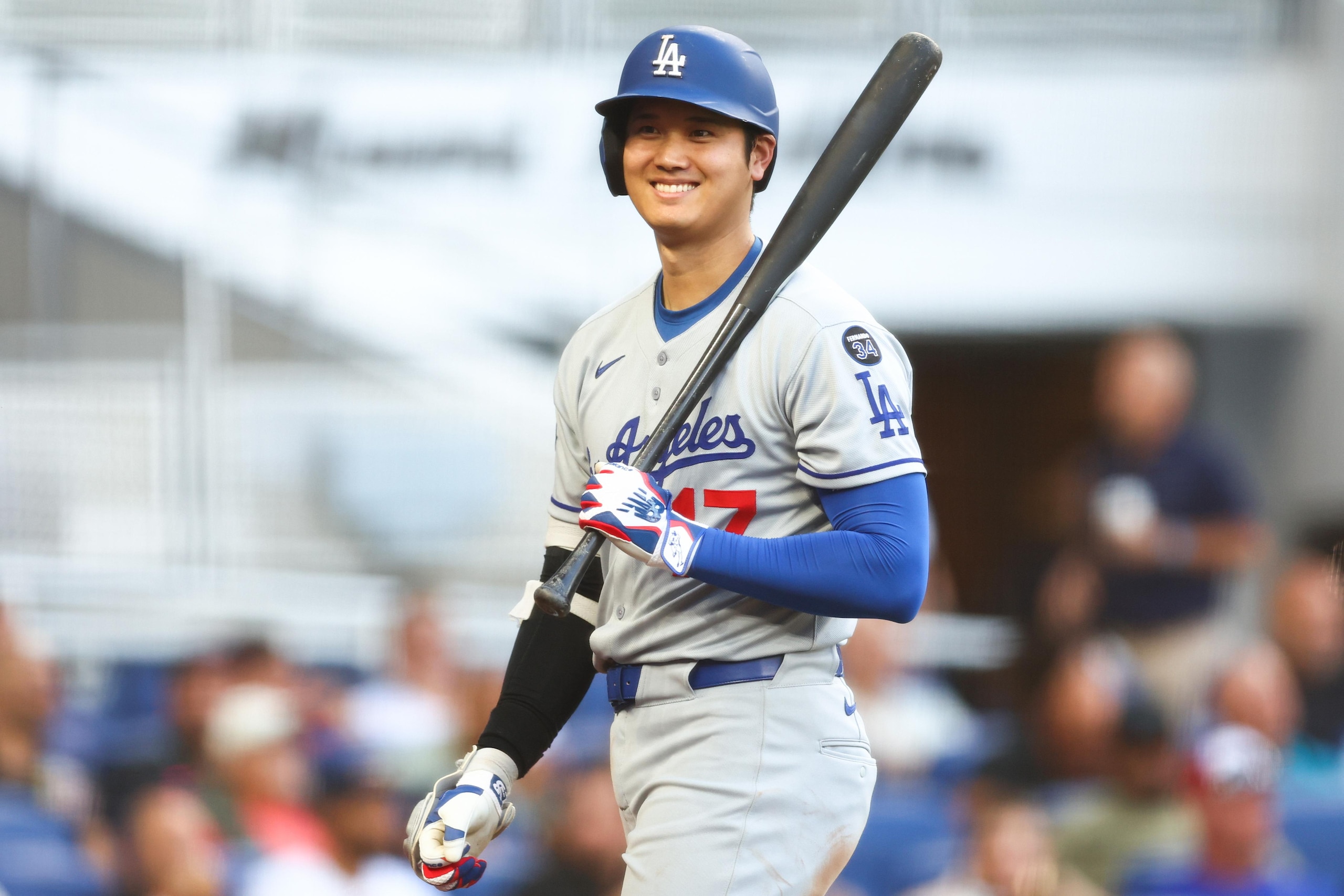 Los Angeles Dodgers v Miami Marlins