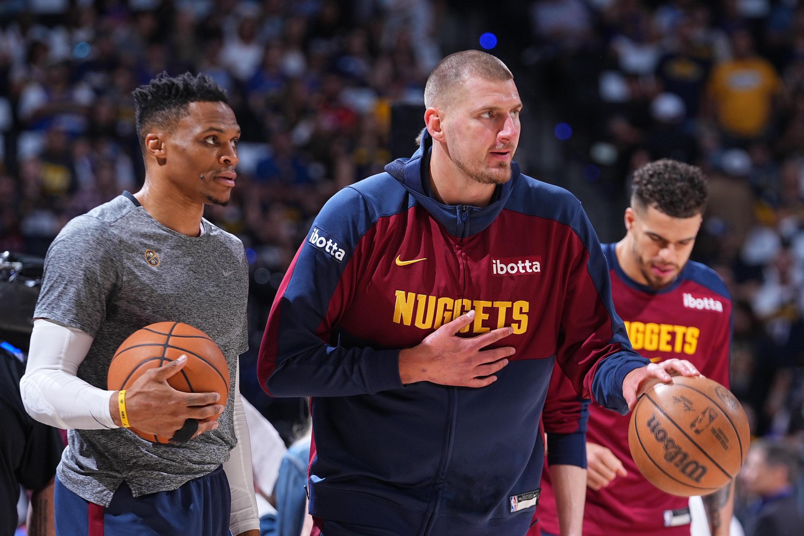 2025 NBA Playoffs - Oklahoma City Thunder v Denver Nuggets - Game Four 2025 NBA Playoffs - Oklahoma City Thunder v Denver Nuggets - Game Four