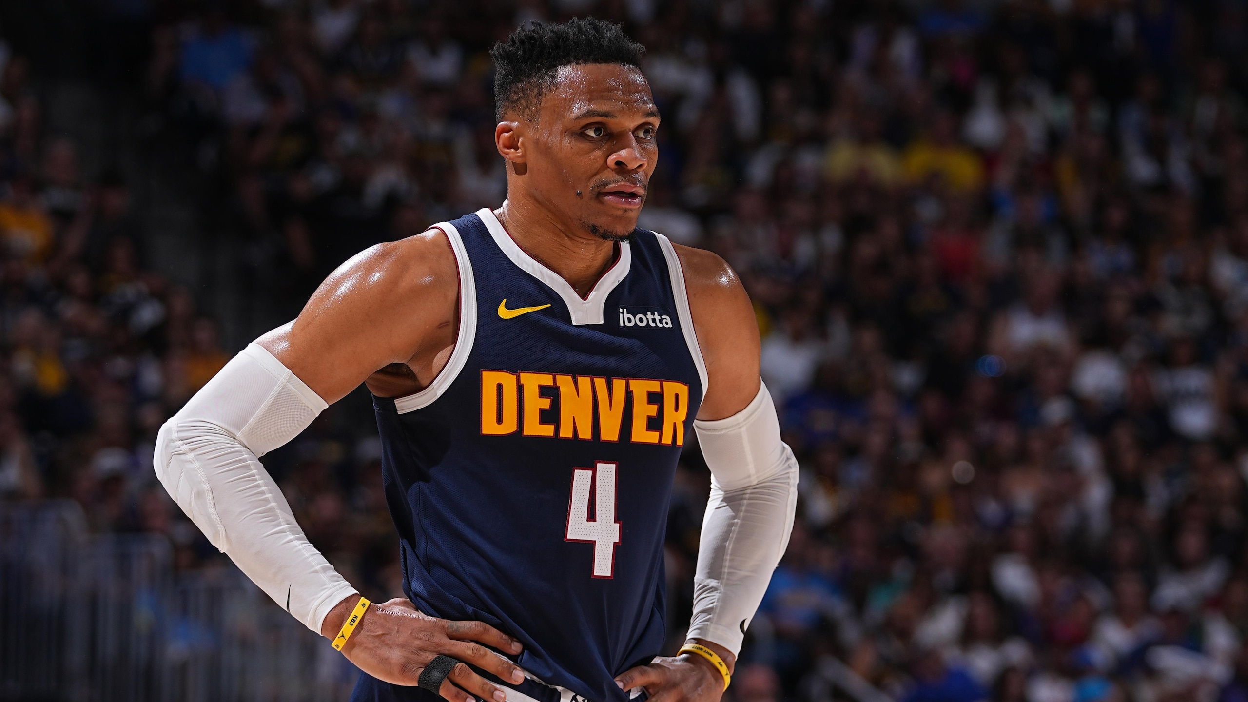 2025 NBA Playoffs - Oklahoma City Thunder v Denver Nuggets - Game Four
