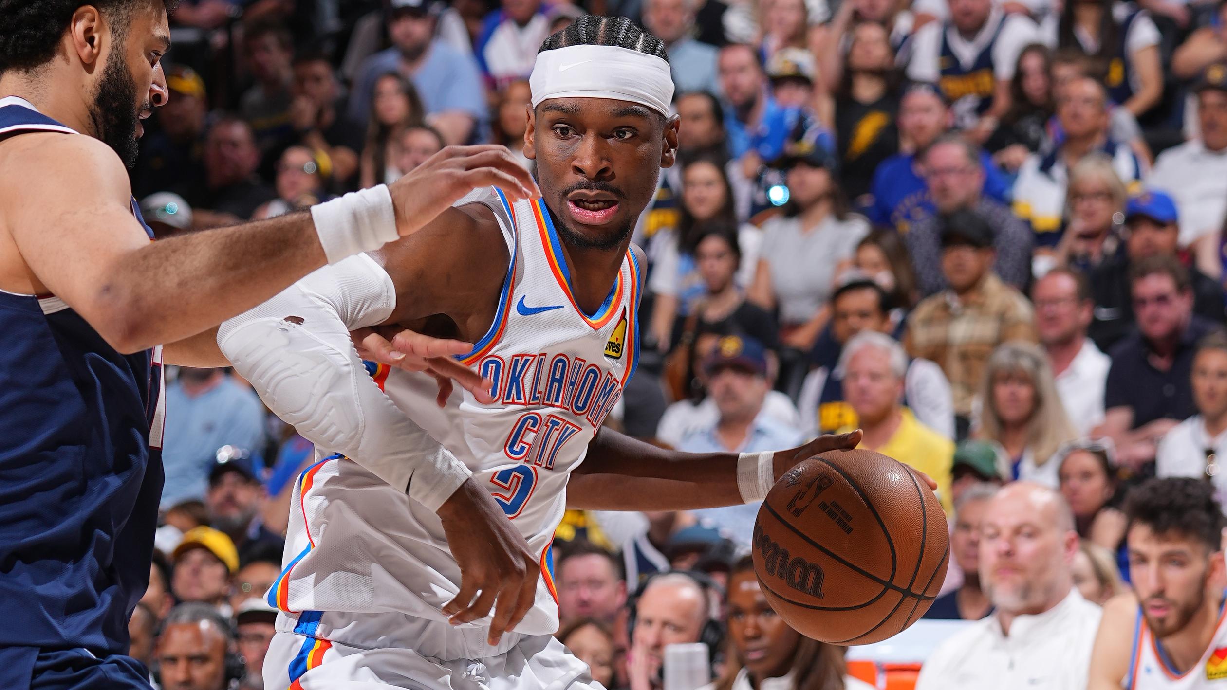 2025 NBA Playoffs - Oklahoma City Thunder v Denver Nuggets - Game Four