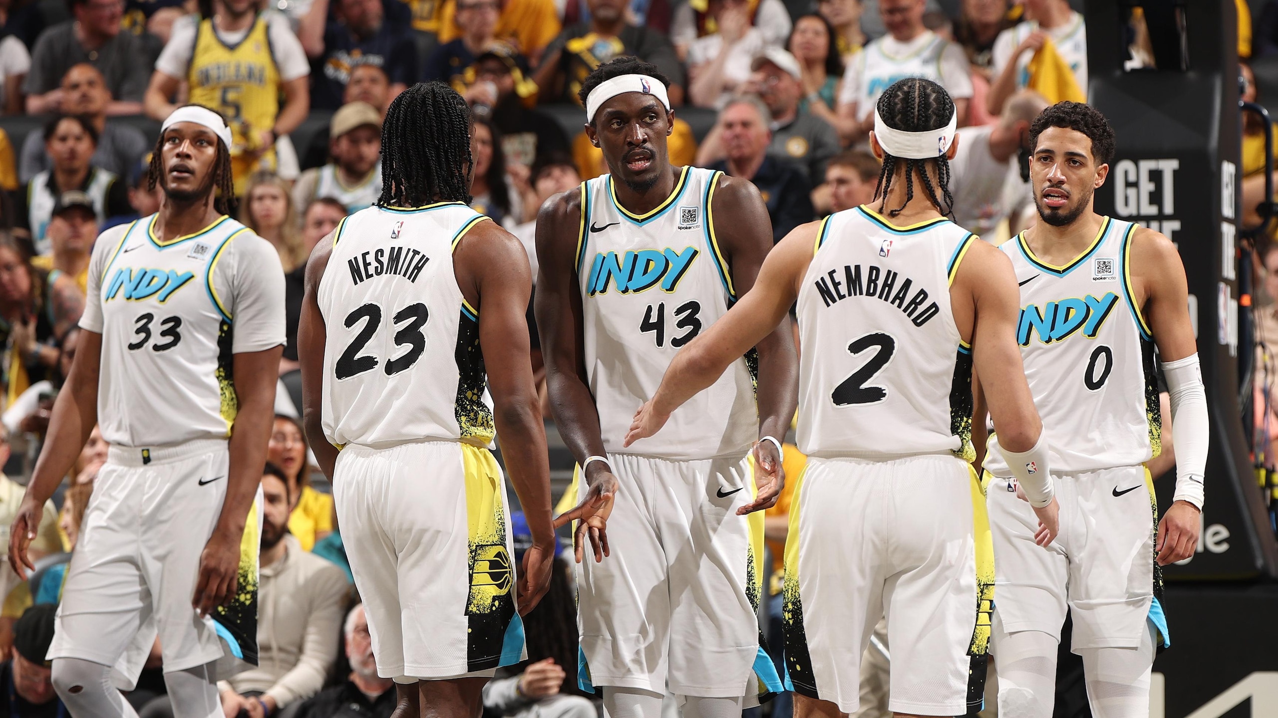 2025 NBA Playoffs - Cleveland Cavaliers v Indiana Pacers - Game Four 2025 NBA Playoffs - Cleveland Cavaliers v Indiana Pacers - Game Four