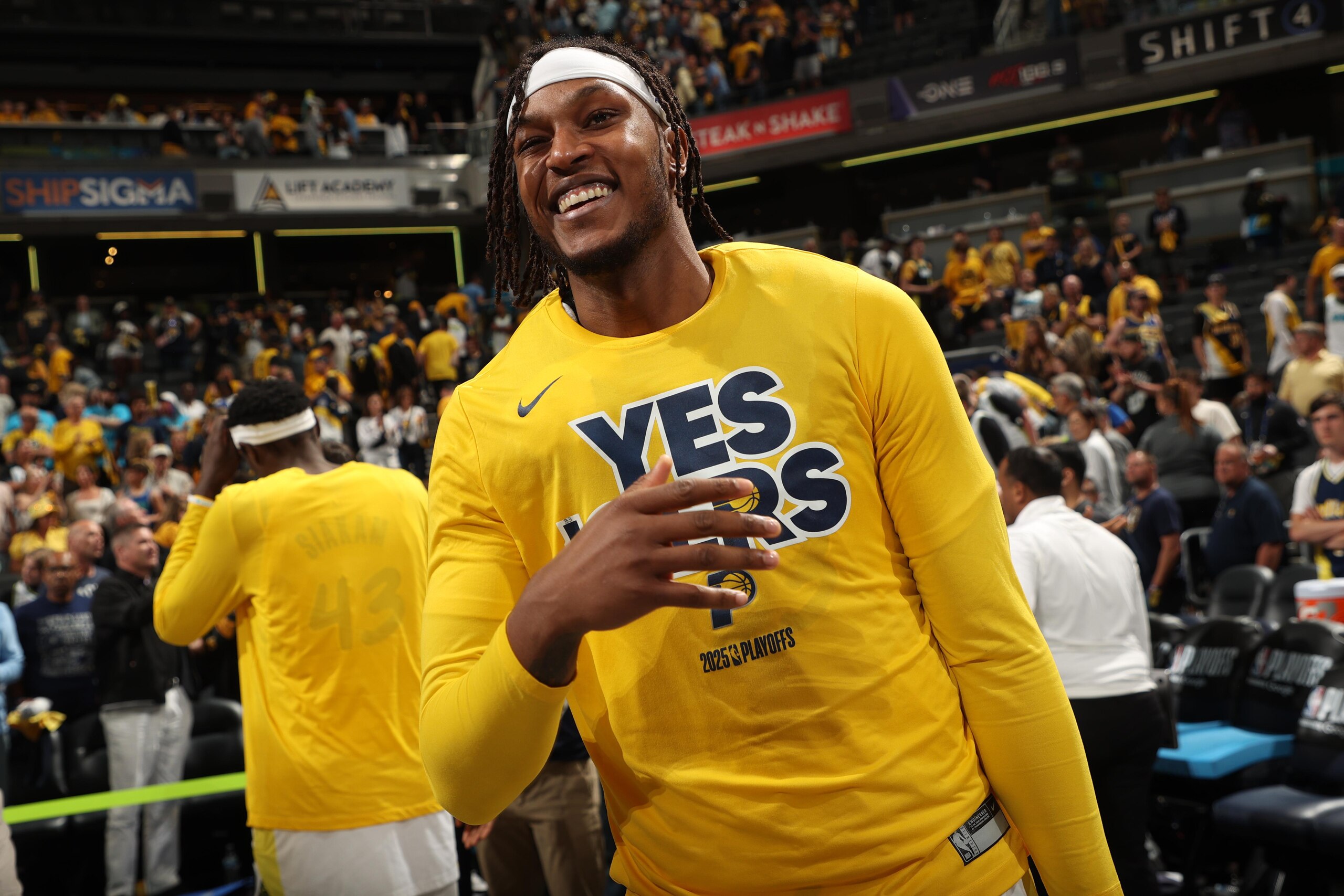 2025 NBA Playoffs - Cleveland Cavaliers v Indiana Pacers - Game Four