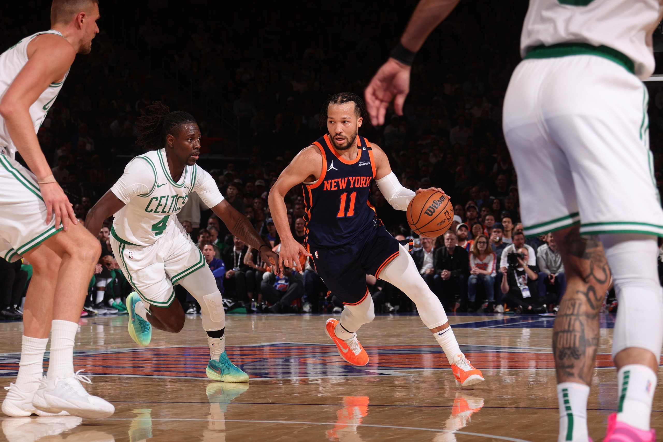 2025 NBA Playoffs - Boston Celtics v New York Knicks - Game Four