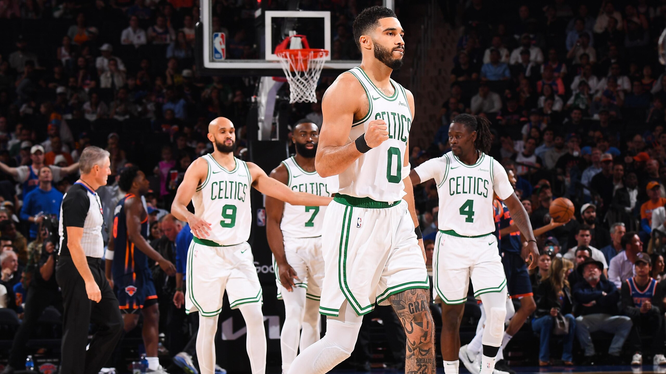 2025 NBA Playoffs - Boston Celtics v New York Knicks - Game Four