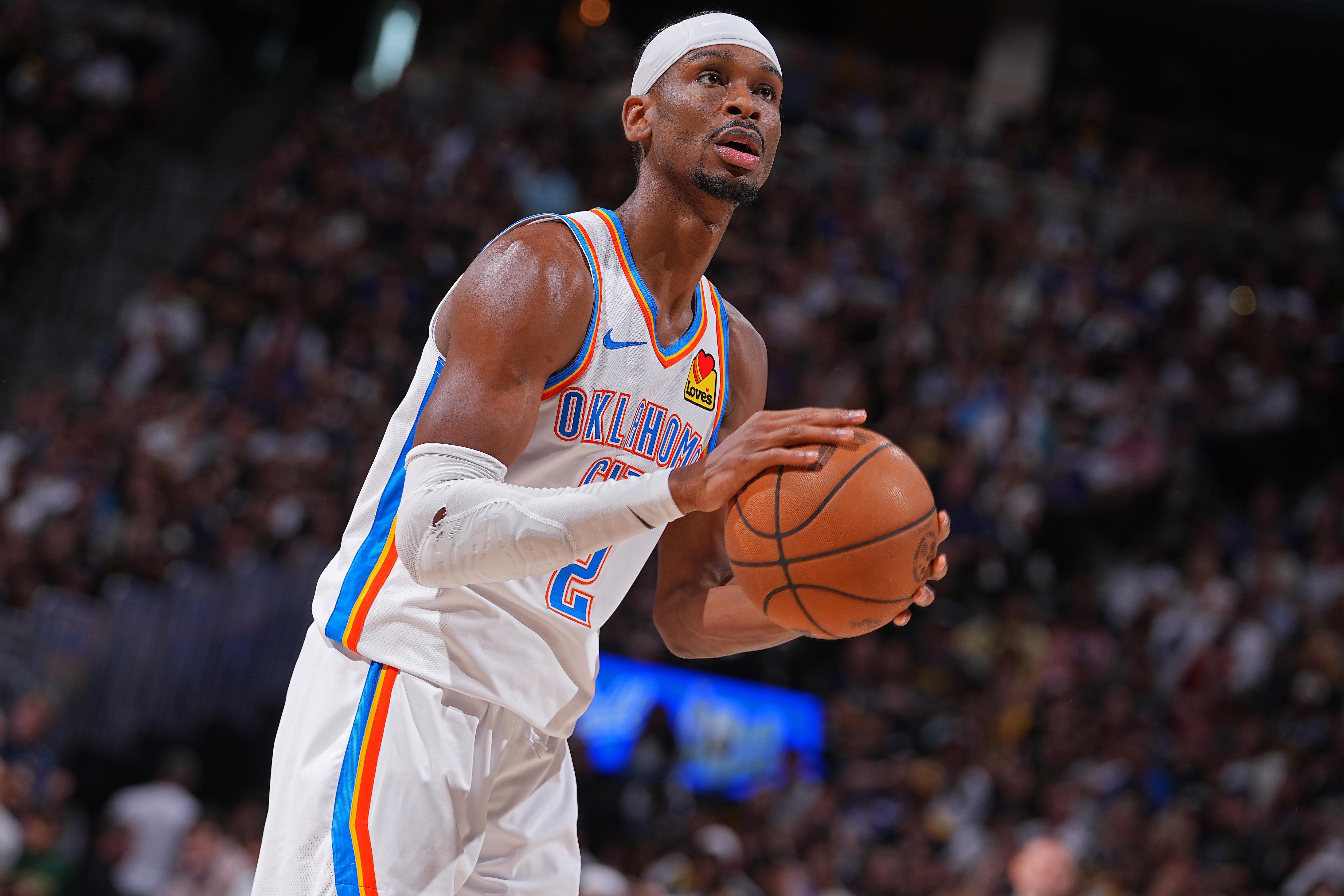 2025 NBA Playoffs - Oklahoma City Thunder v Denver Nuggets - Game Four