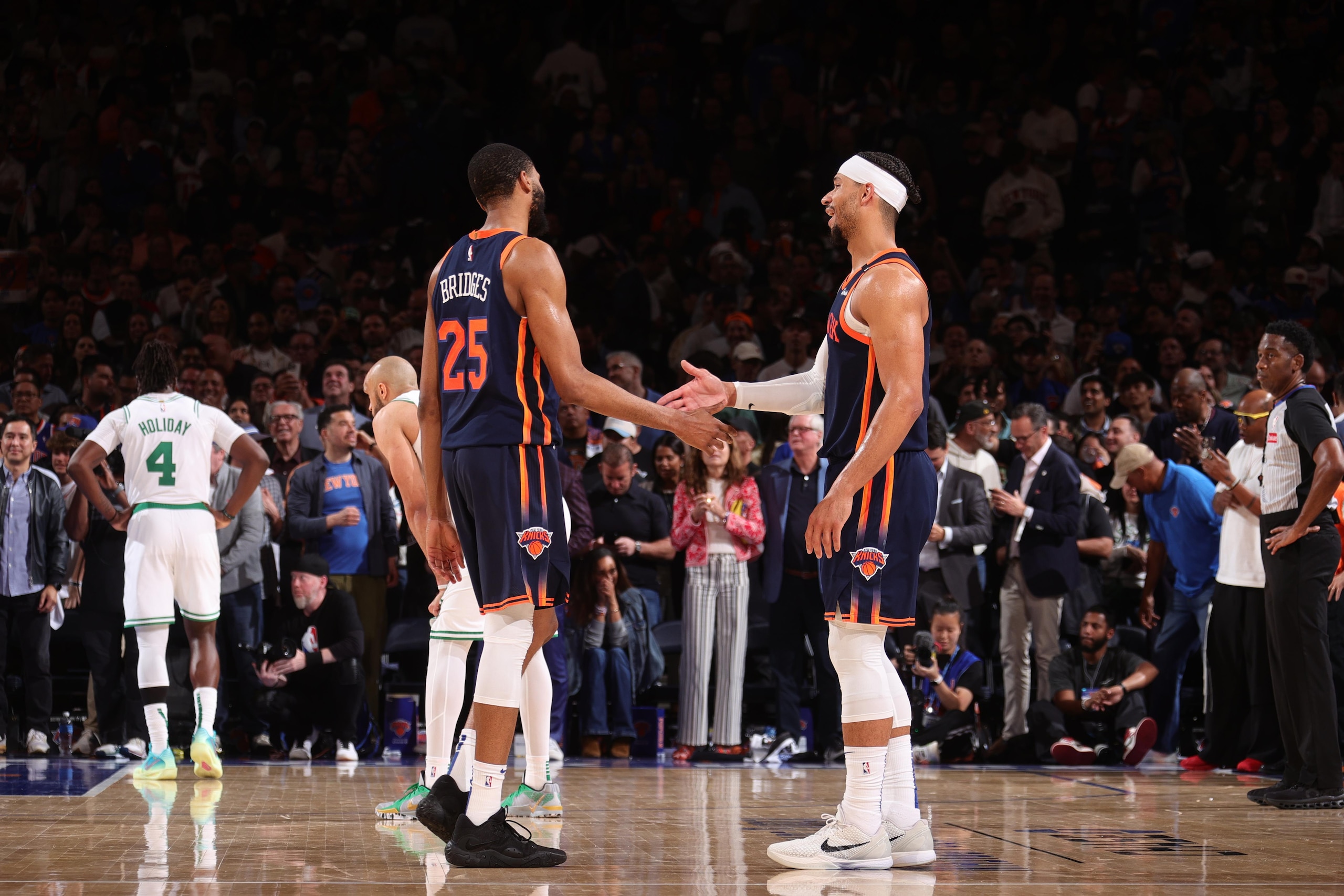 2025 NBA Playoffs - Boston Celtics v New York Knicks - Game Four