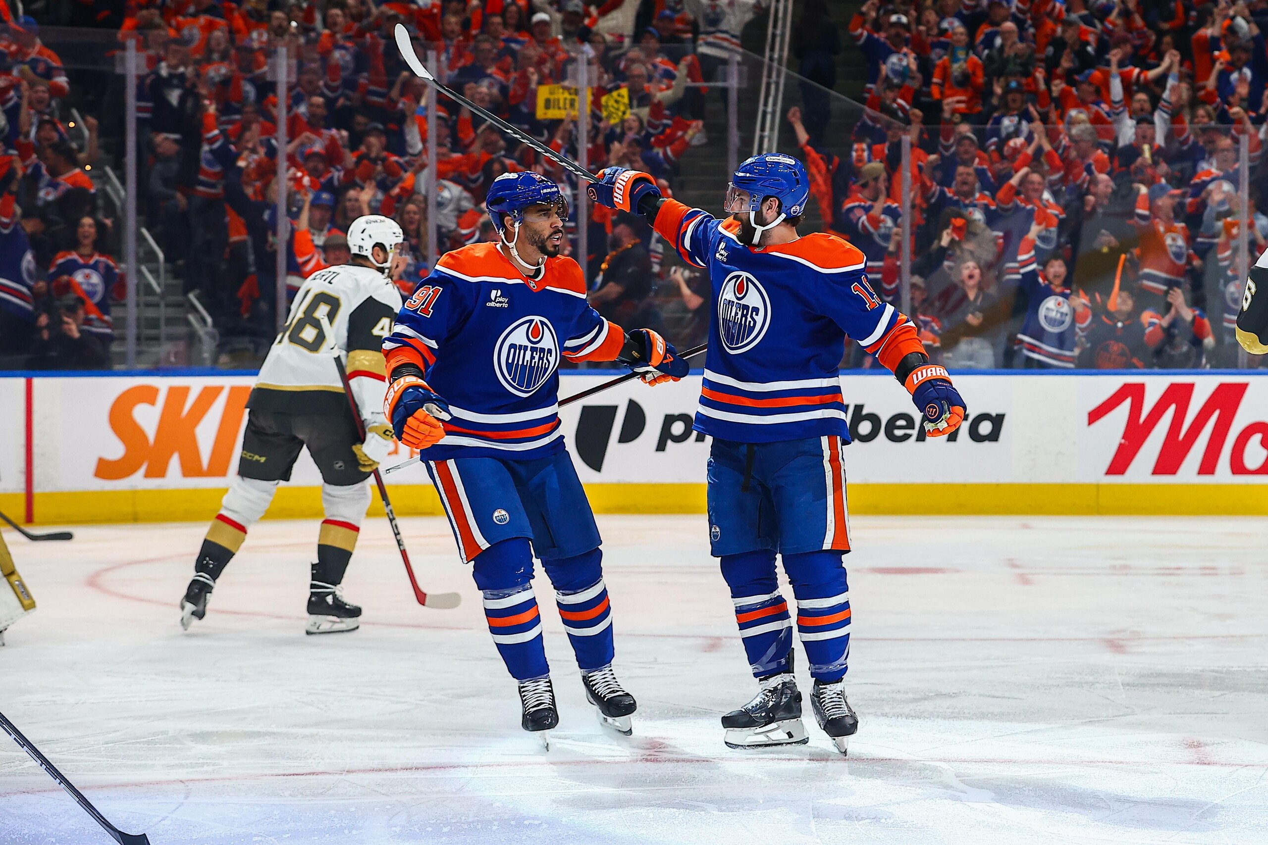 NHL: MAY 12 Stanley Cup Playoffs 2nd Round Golden Knights at Oilers NHL: MAY 12 Stanley Cup Playoffs 2nd Round Golden Knights at Oilers