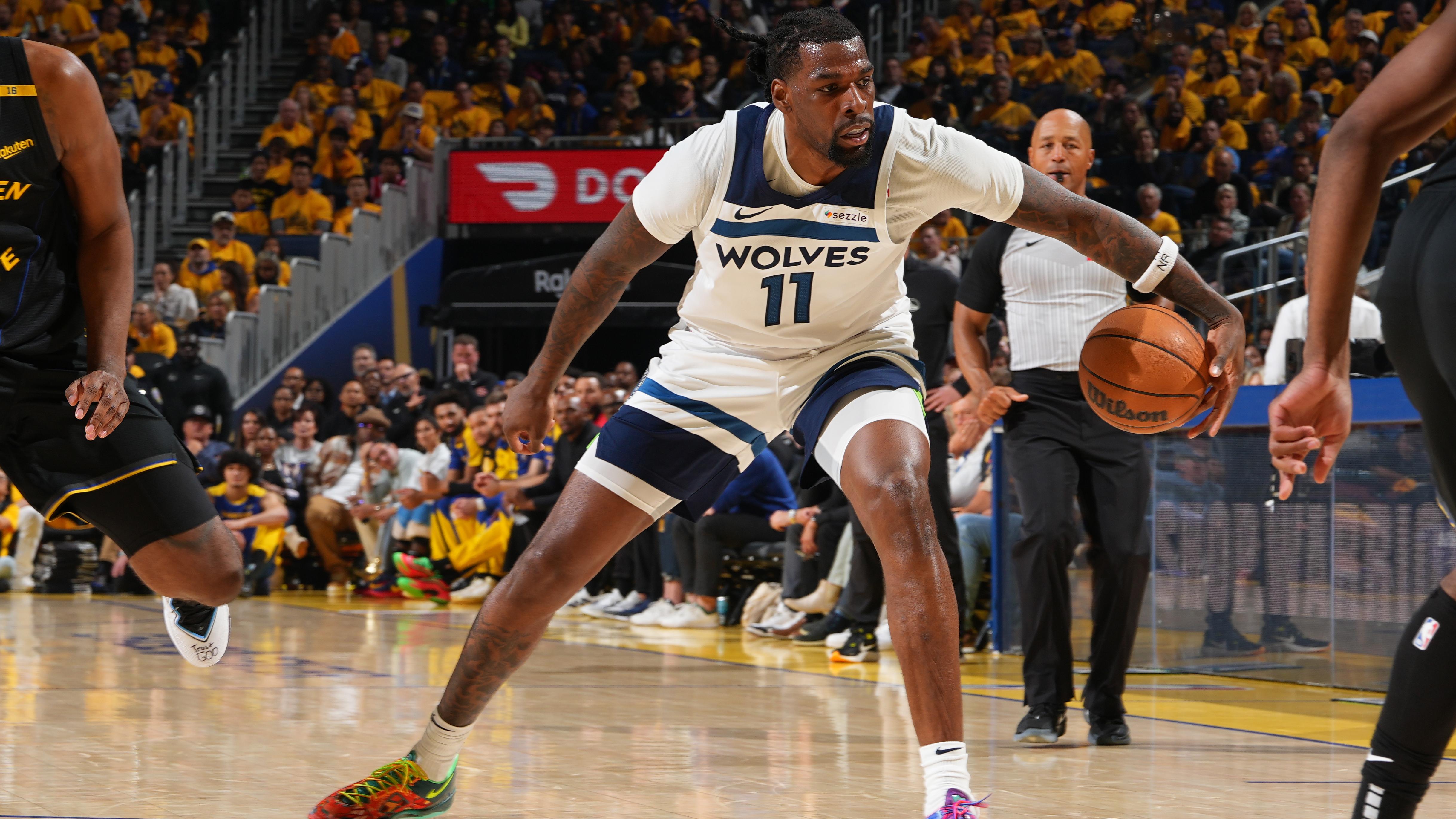 2025 NBA Playoffs - Minnesota Timberwolves v Golden State Warriors - Game Four