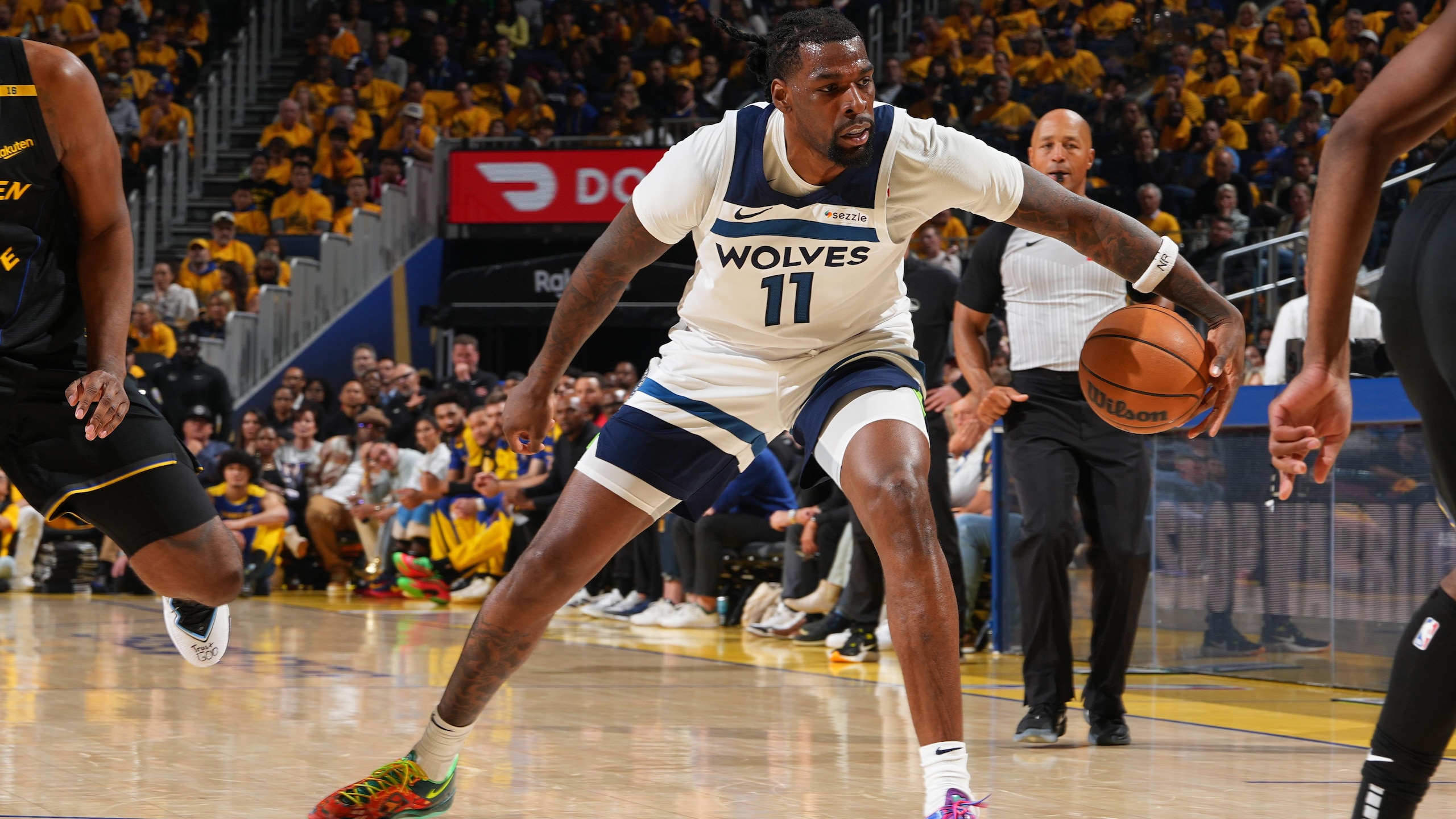 2025 NBA Playoffs - Minnesota Timberwolves v Golden State Warriors - Game Four