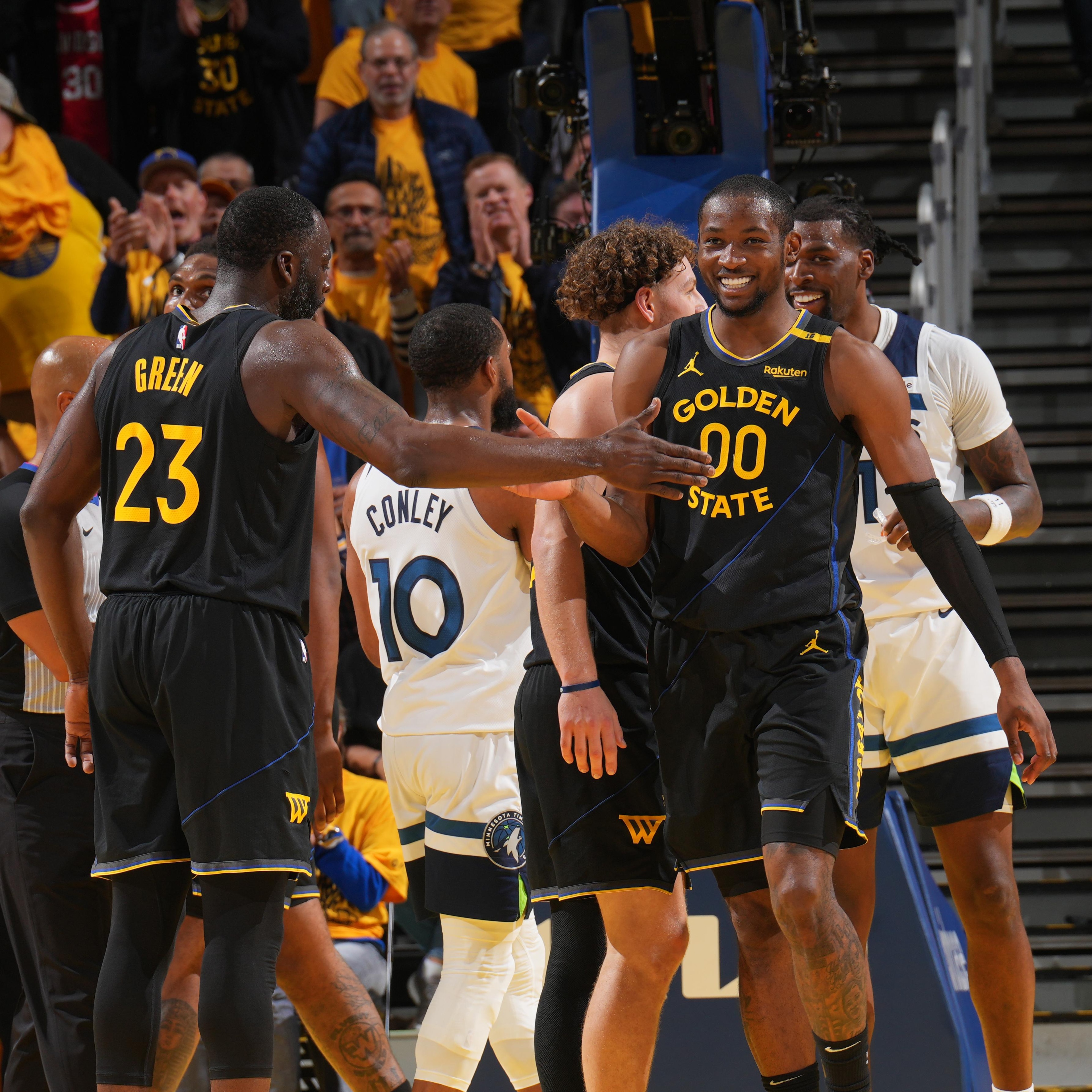 2025 NBA Playoffs - Minnesota Timberwolves v Golden State Warriors - Game Four