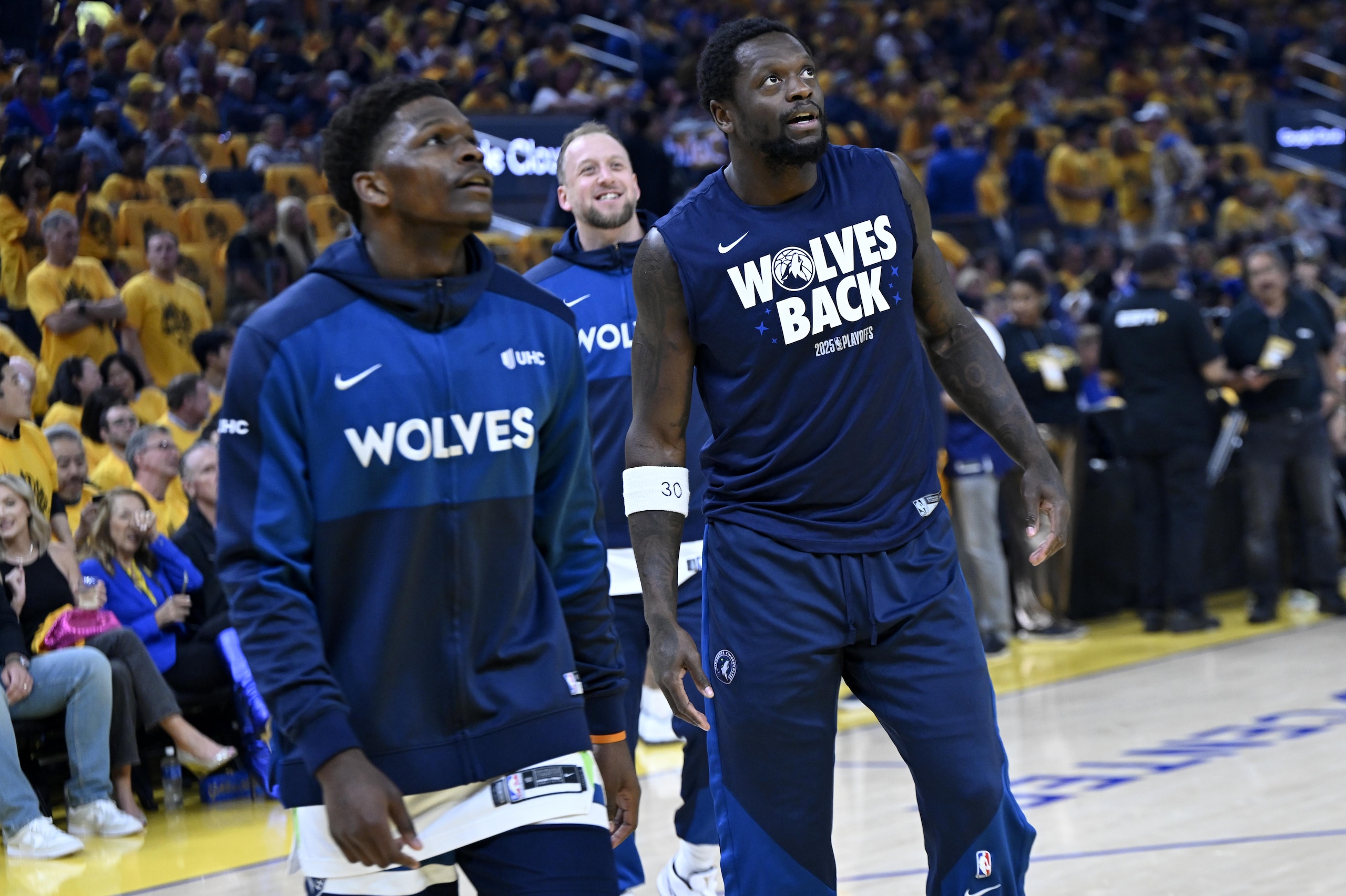 NBA Playoffs: Pre-game of Timberwolves vs Warriors in San Francisco