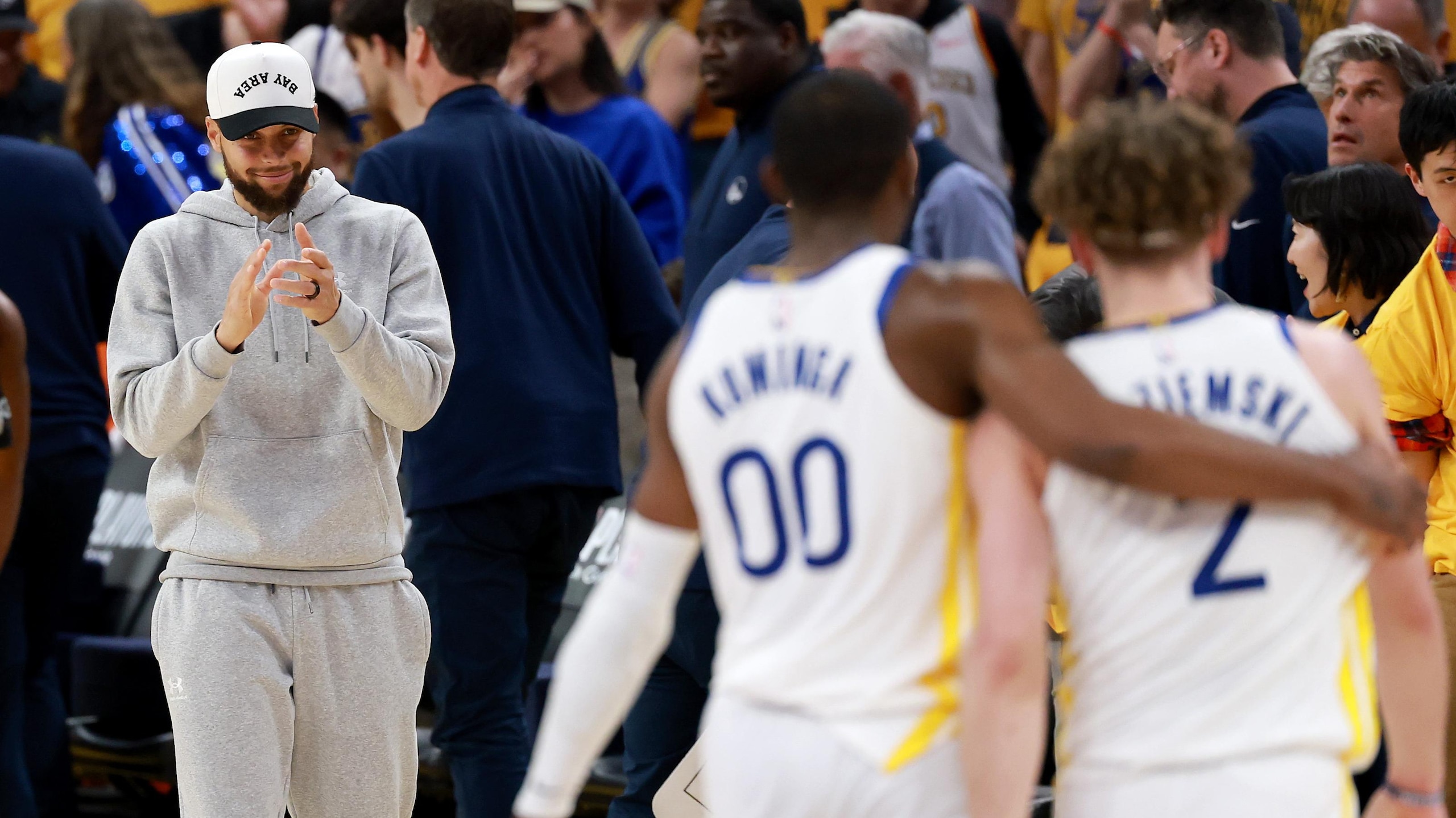 Minnesota Timberwolves v Golden State Warriors - Game Three Minnesota Timberwolves v Golden State Warriors - Game Three