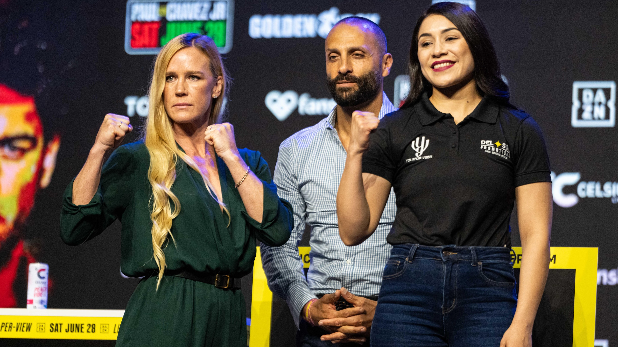 Los Angeles press conference for Jake Paul vs. Julio Cesar Chavez Jr. fight Los Angeles press conference for Jake Paul vs. Julio Cesar Chavez Jr. fight
