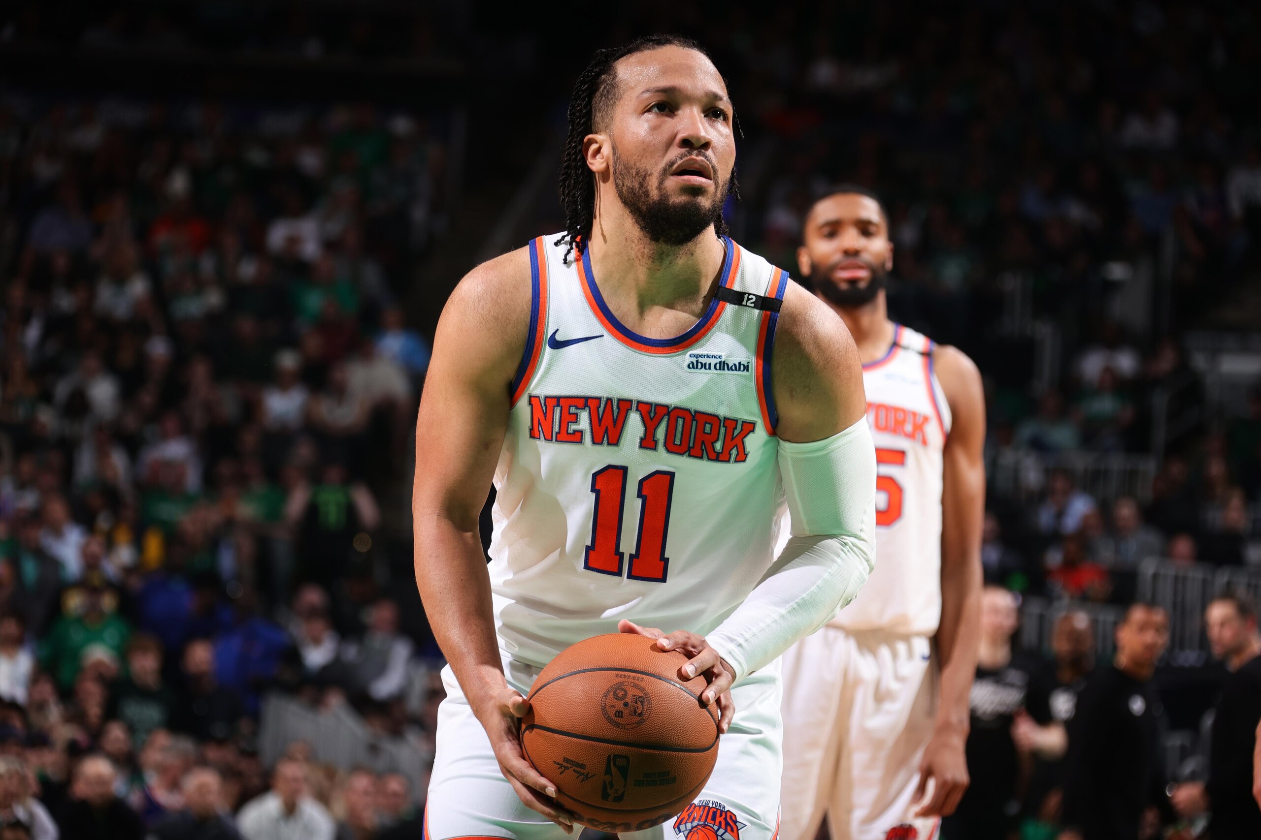 2025 NBA Playoffs - New York Knicks v Boston Celtics - Game Five