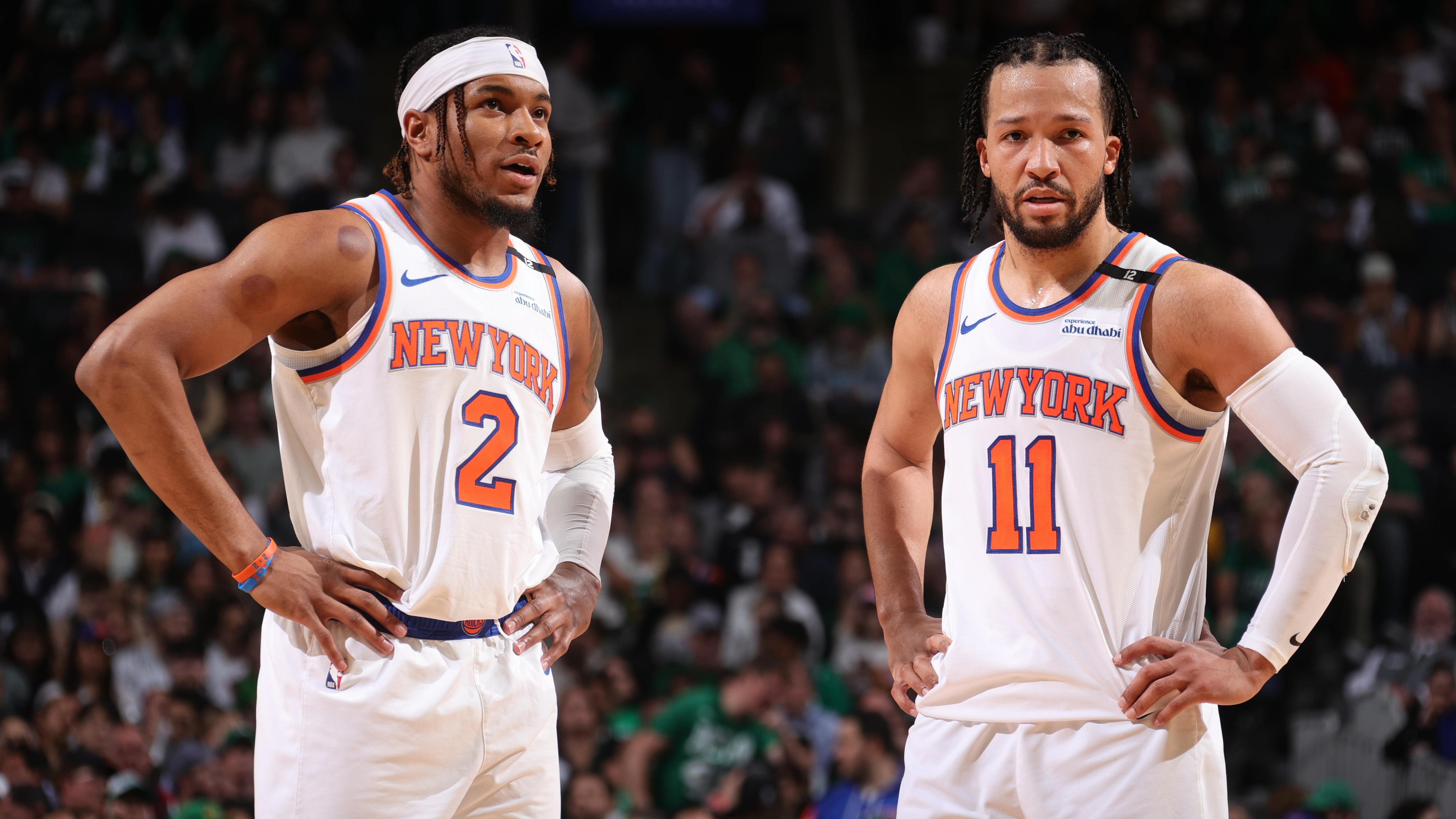 2025 NBA Playoffs - New York Knicks v Boston Celtics - Game Five