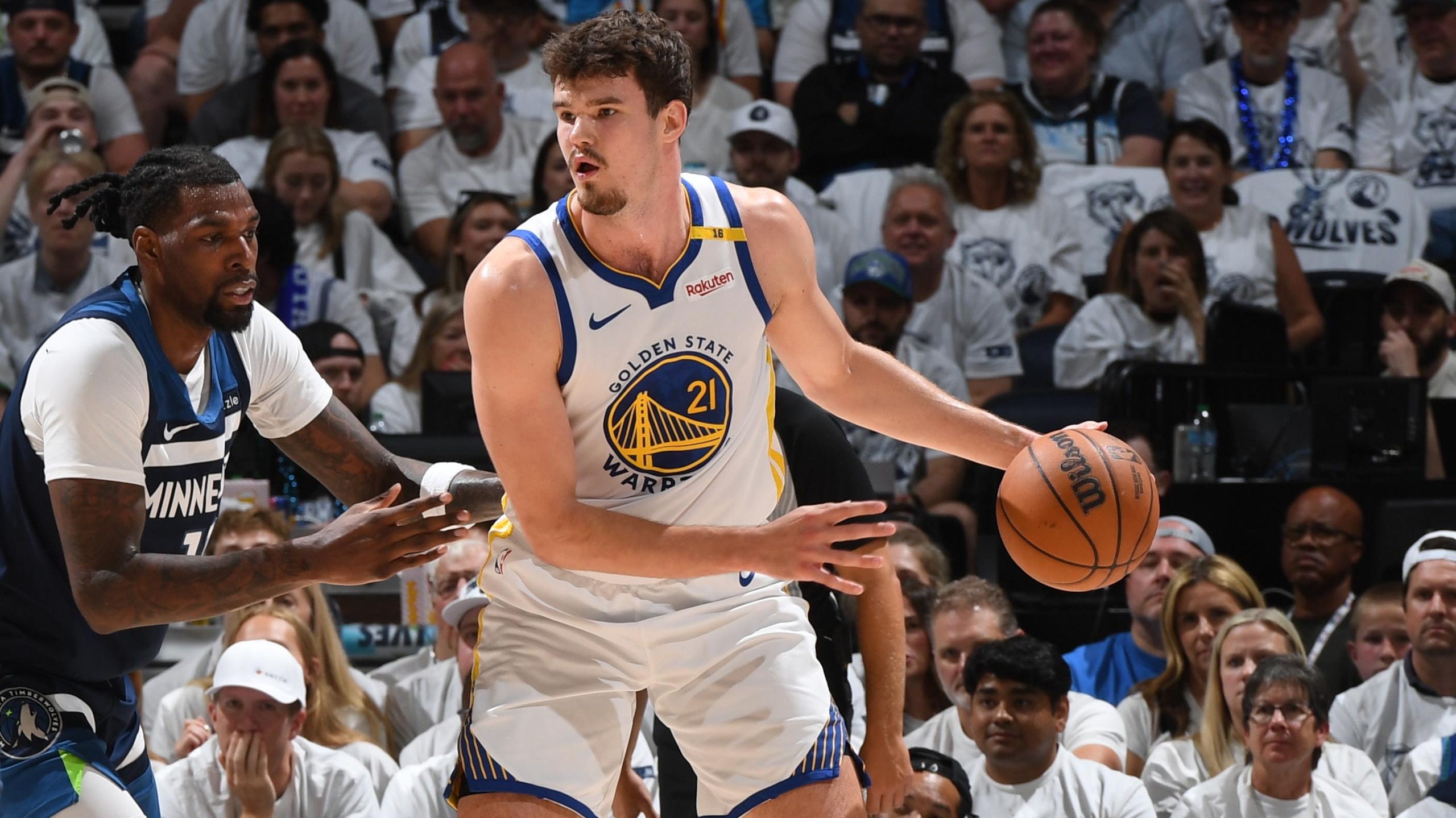 2025 NBA Playoffs - Golden State Warriors v Minnesota Timberwolves - Game 5