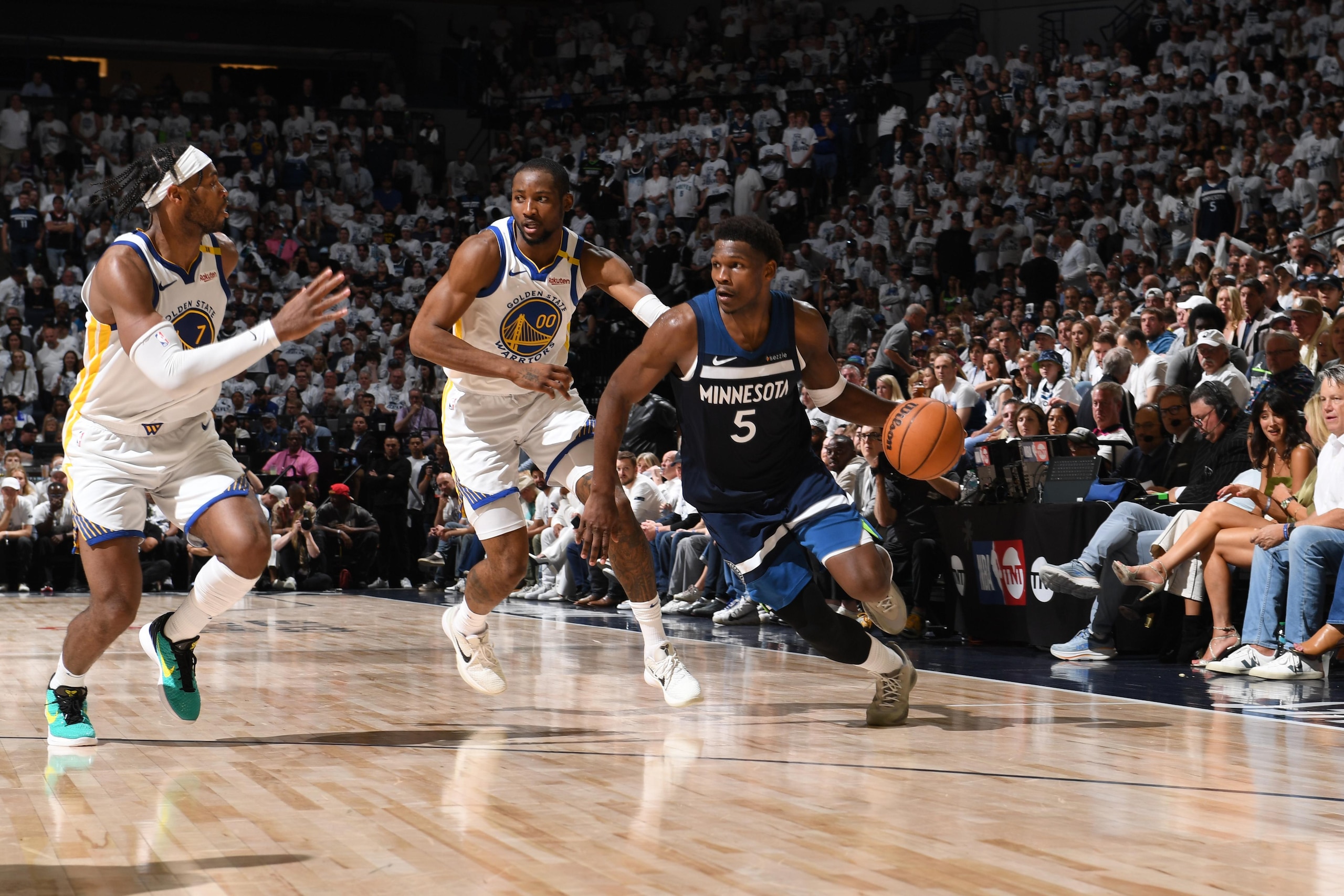 2025 NBA Playoffs - Golden State Warriors v Minnesota Timberwolves - Game 5