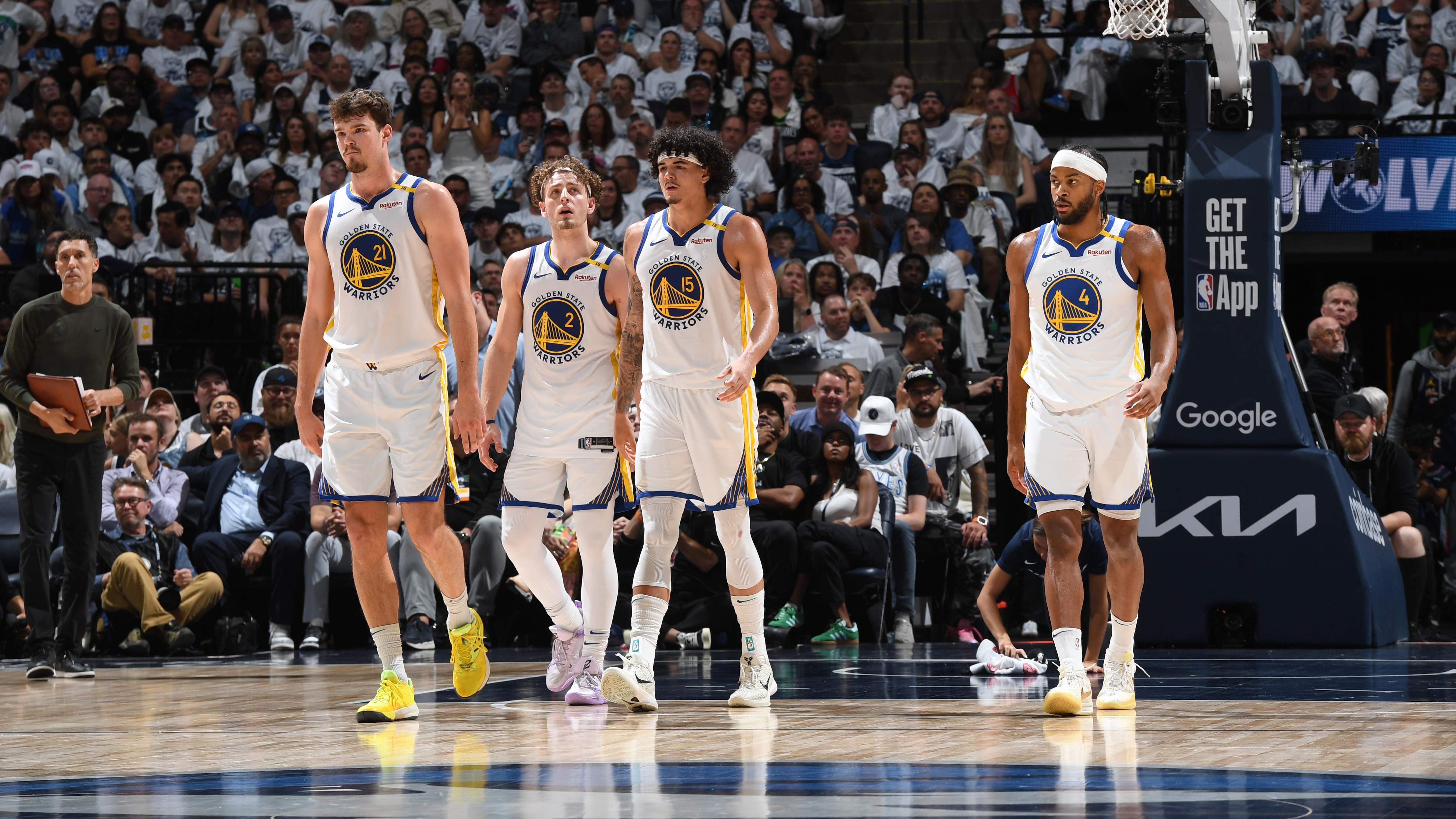 2025 NBA Playoffs - Golden State Warriors v Minnesota Timberwolves - Game 5