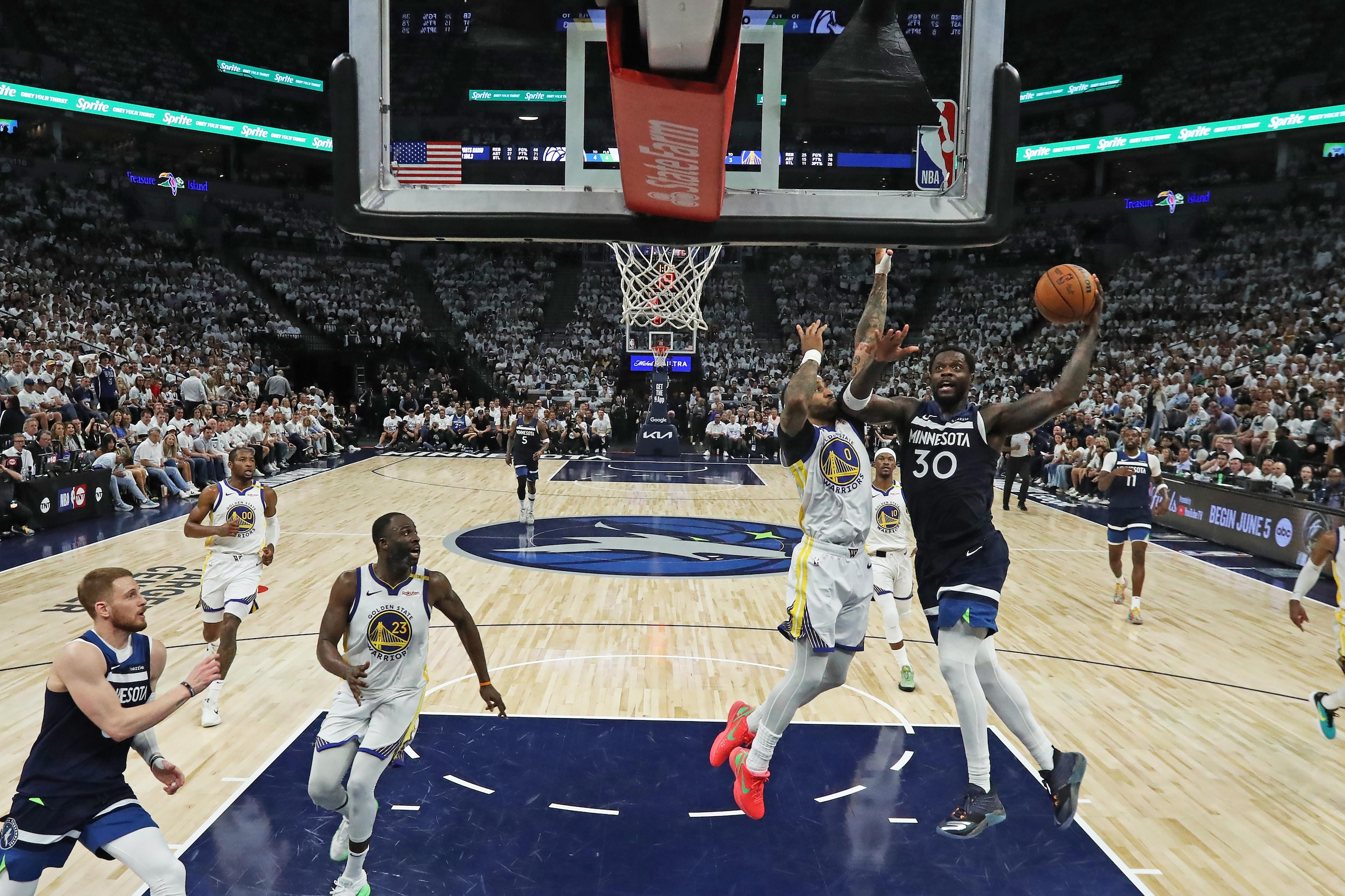 2025 NBA Playoffs - Golden State Warriors v Minnesota Timberwolves - Game Five
