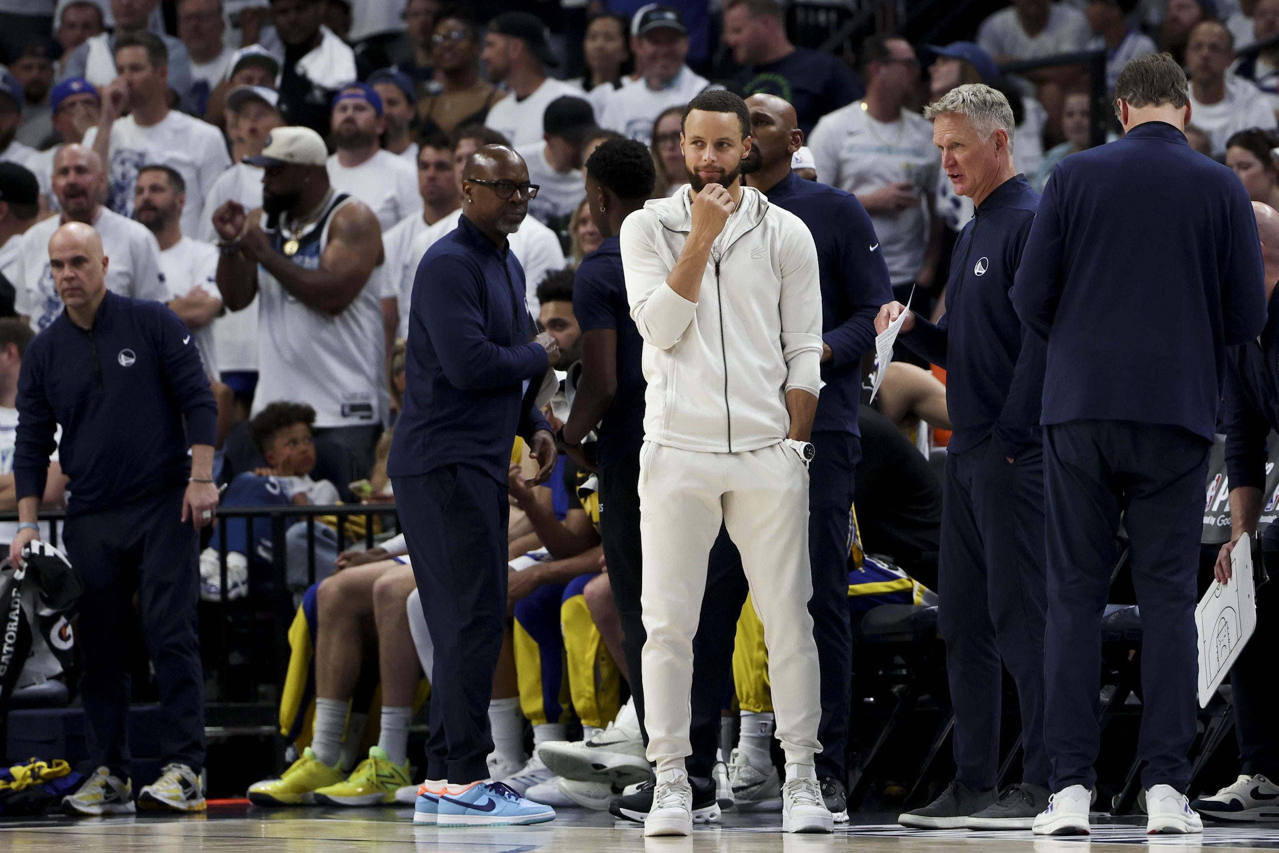 Golden State Warriors v Minnesota Timberwolves - Game Five