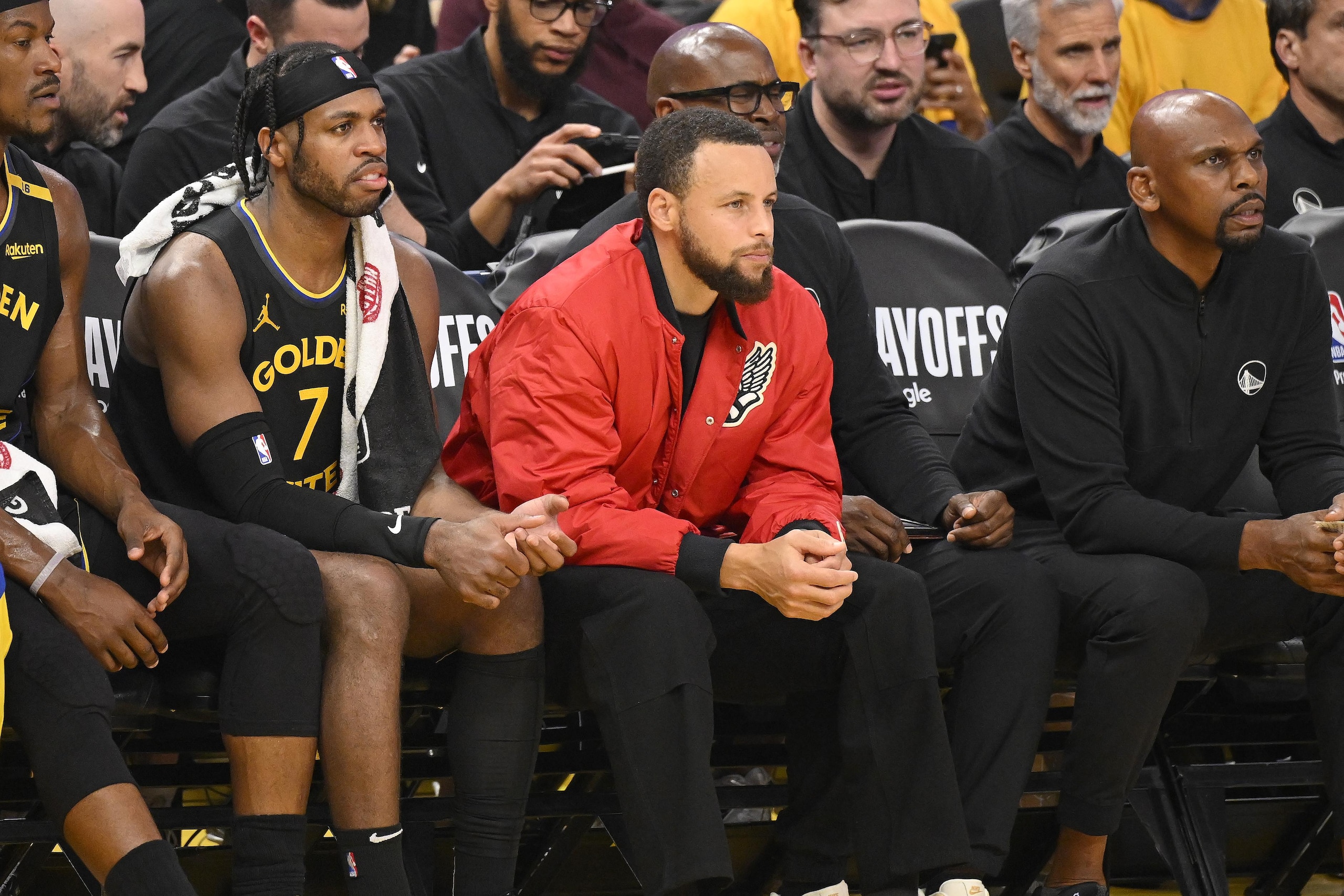 2025 NBA Playoffs - Minnesota Timberwolves v Golden State Warriors - Game Four 2025 NBA Playoffs - Minnesota Timberwolves v Golden State Warriors - Game Four