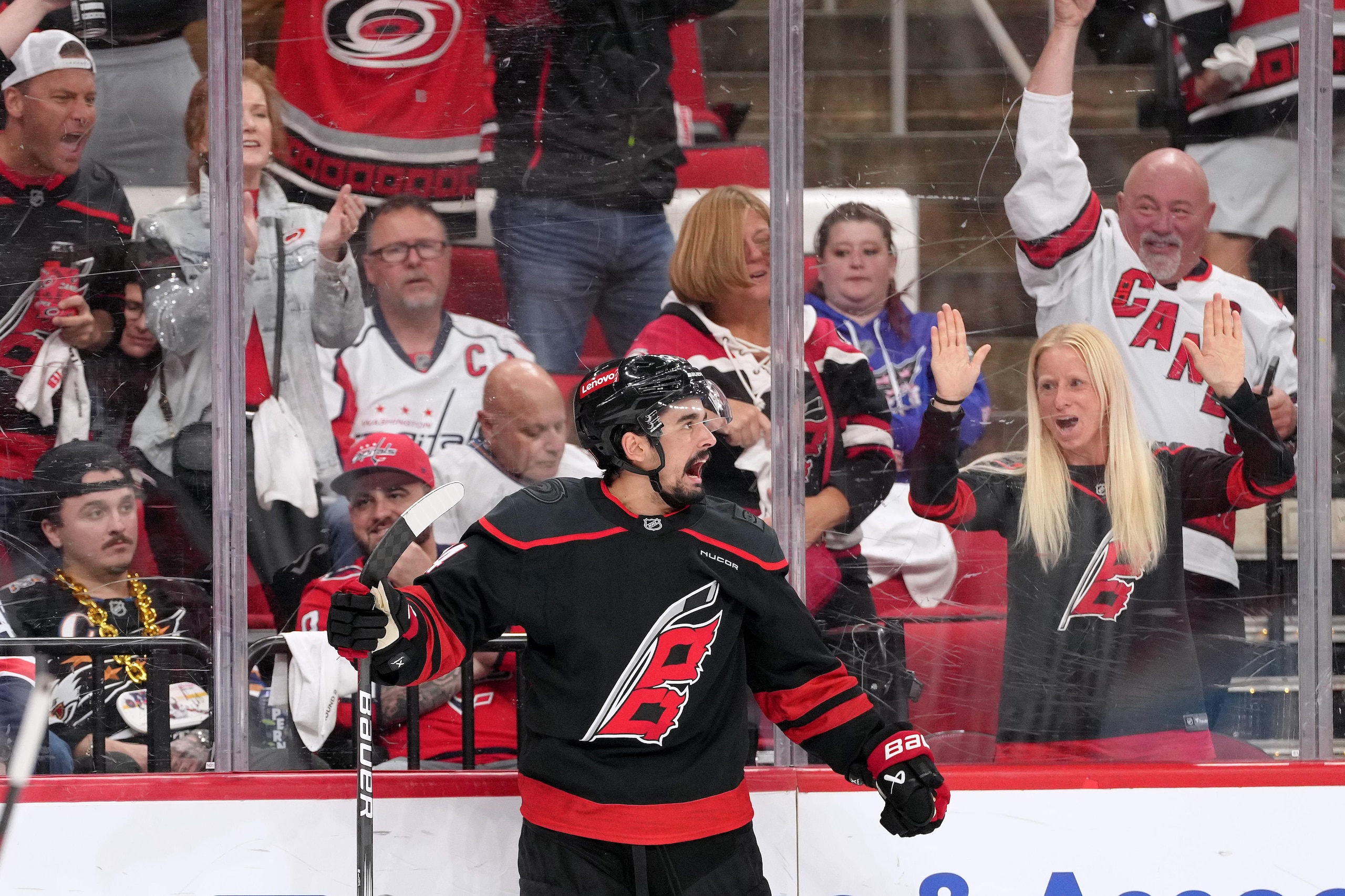Washington Capitals v Carolina Hurricanes - Game Four Washington Capitals v Carolina Hurricanes - Game Four