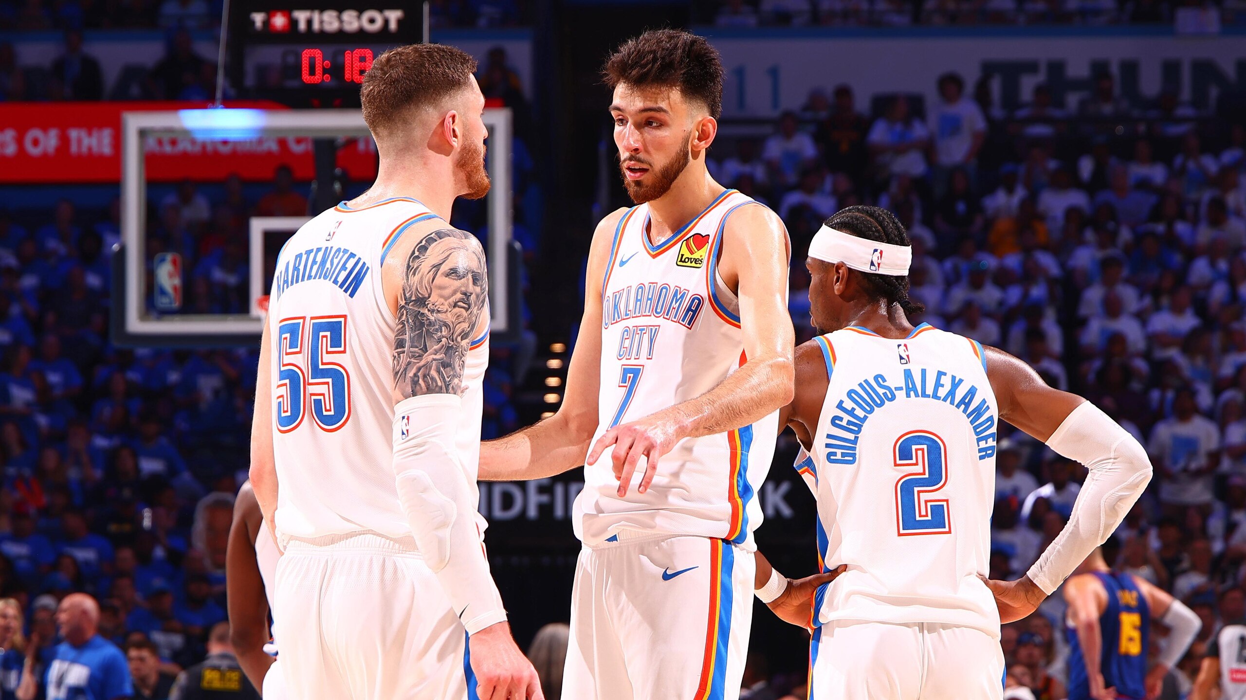 2025 NBA Playoffs - Denver Nuggets v Oklahoma City Thunder - Game Five 2025 NBA Playoffs - Denver Nuggets v Oklahoma City Thunder - Game Five
