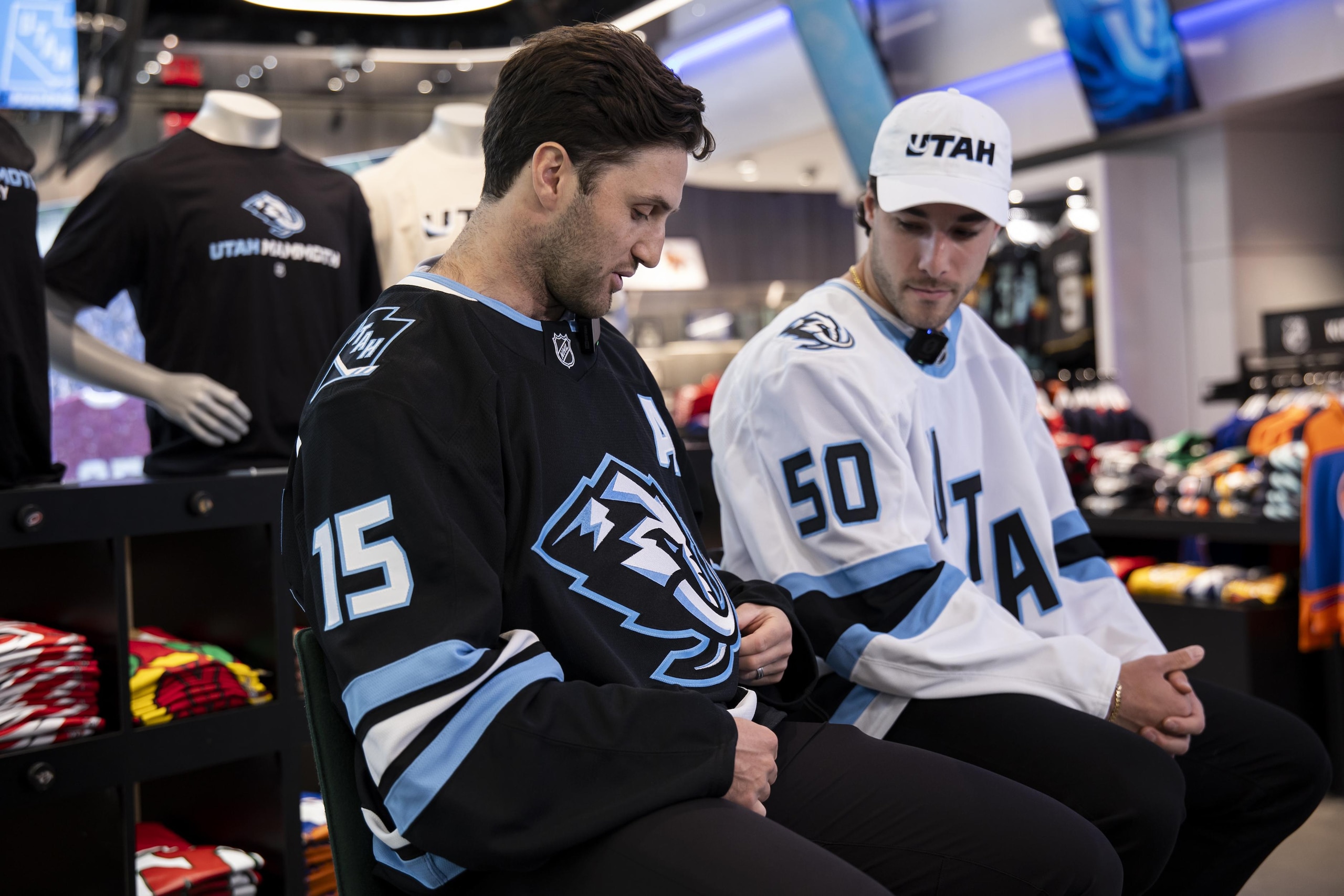 Utah Mammoth Players Visit NYC