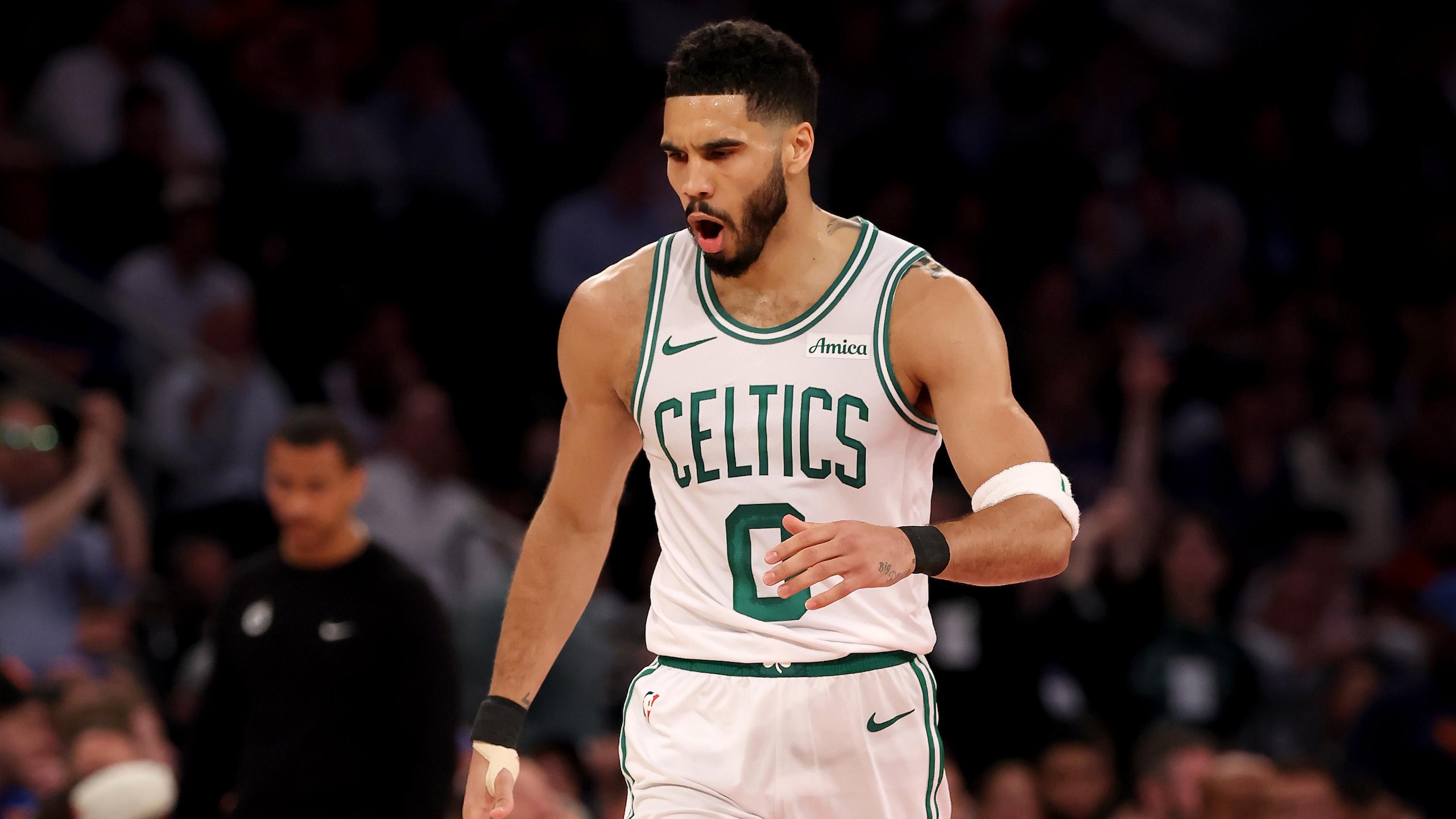 Boston Celtics v New York Knicks - Game Four Boston Celtics v New York Knicks - Game Four