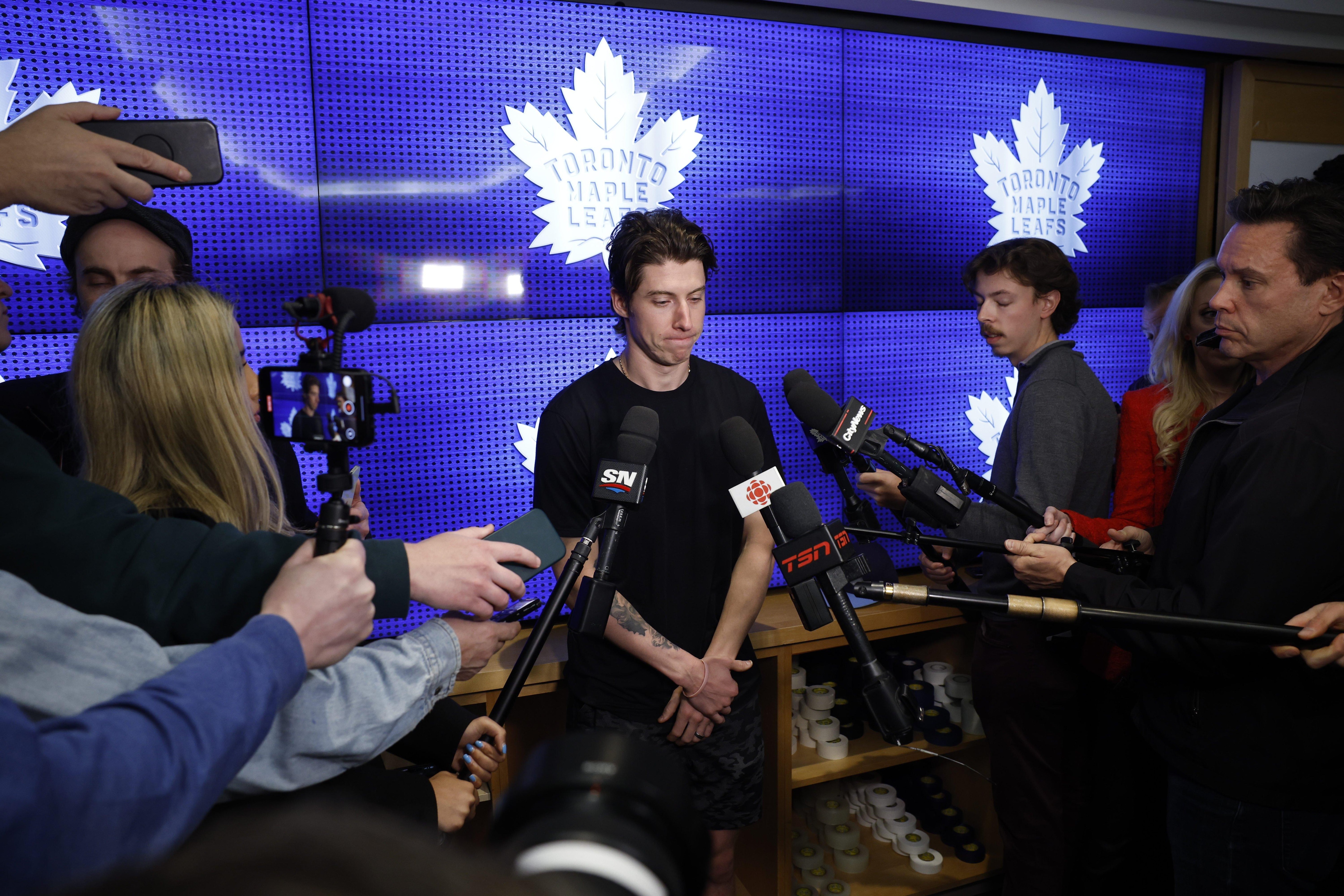 Maple Leafs end-of-season availability Maple Leafs end-of-season availability