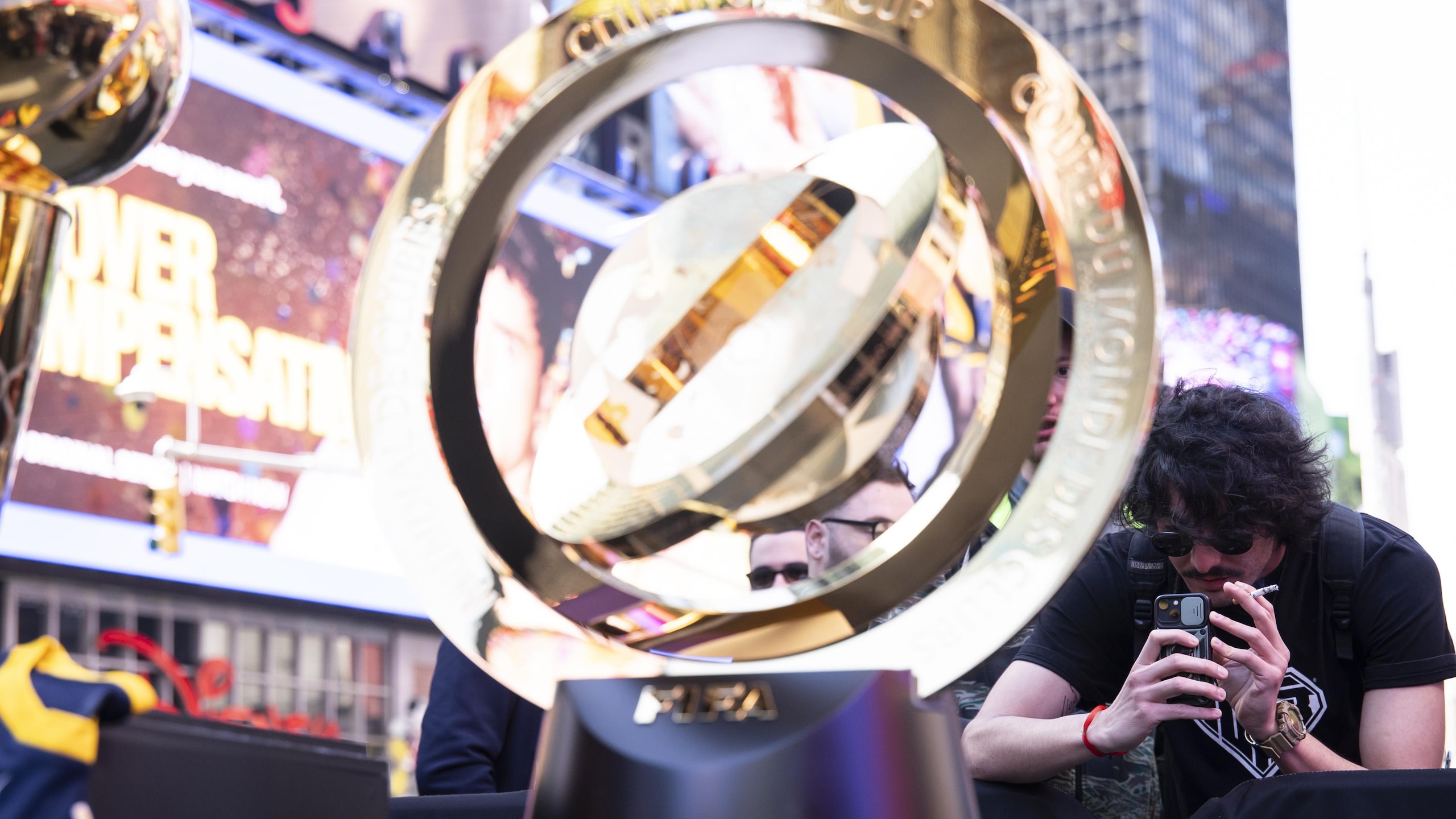 FIFA Club World Cup 2025 x NBA Trophy Activation in Times Square