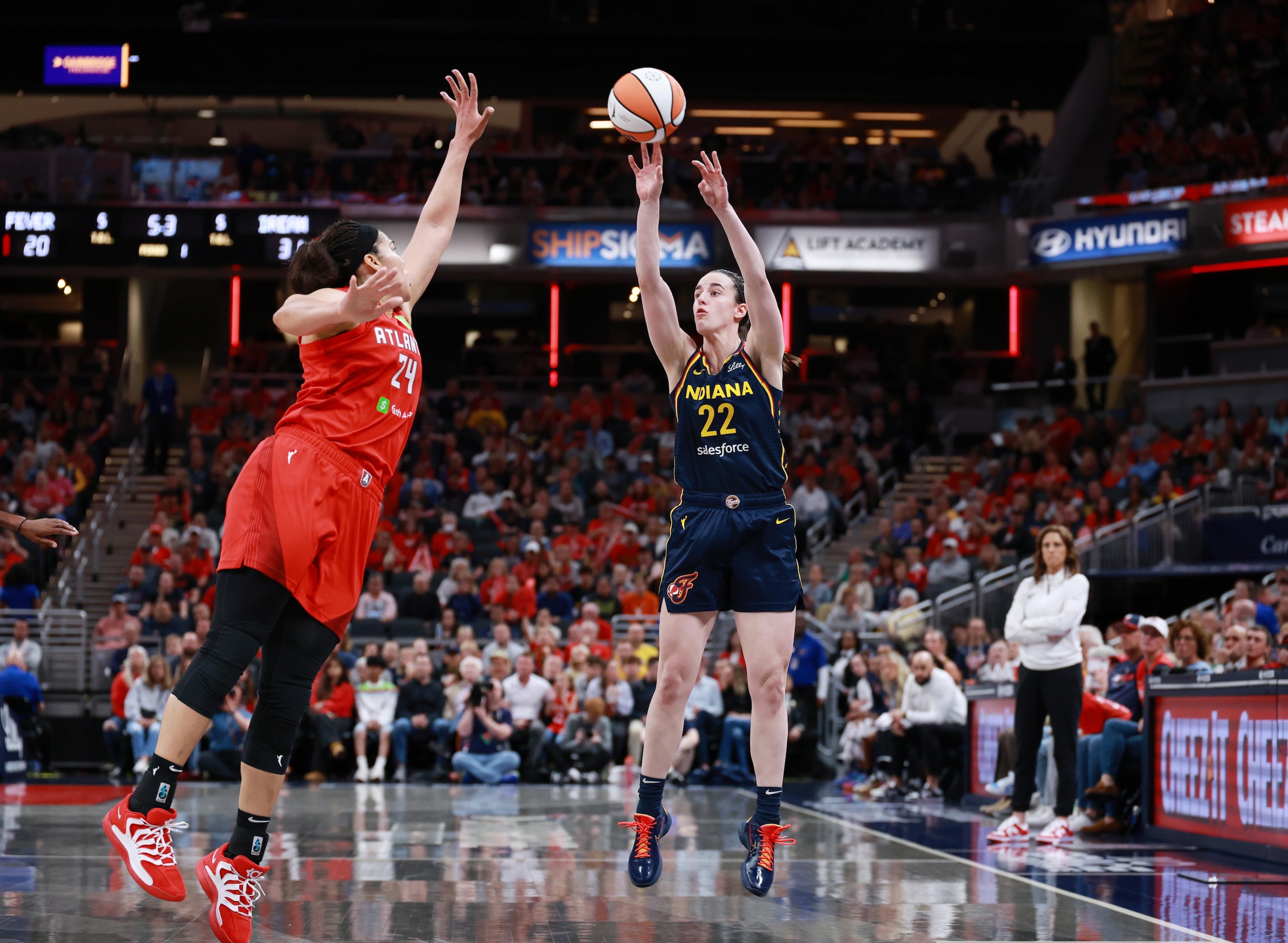 WNBA: MAY 20 Atlanta Dream at Indiana Fever