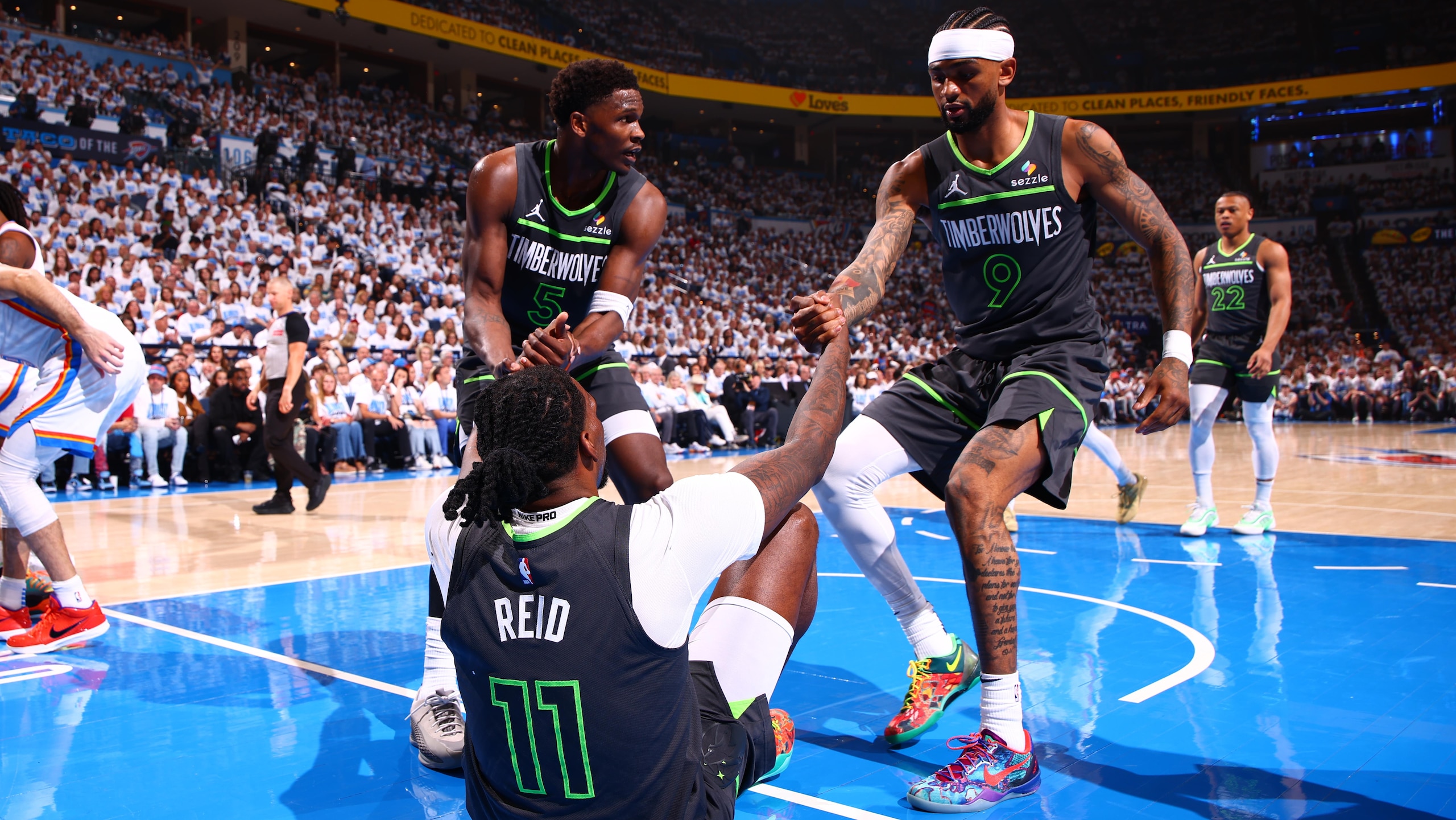 2025 Western Conference Finals - Minnesota Timberwolves v Oklahoma City Thunder - Game One 2025 Western Conference Finals - Minnesota Timberwolves v Oklahoma City Thunder - Game One