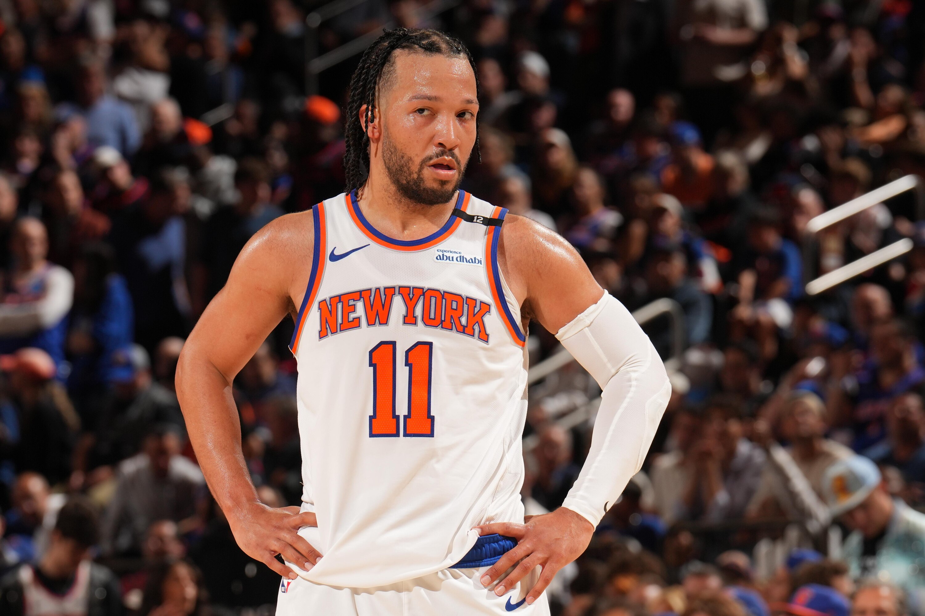 Jalen Brunson Says Knicks Are 'Confident' but 'Know That Our Back's Against the Wall'
