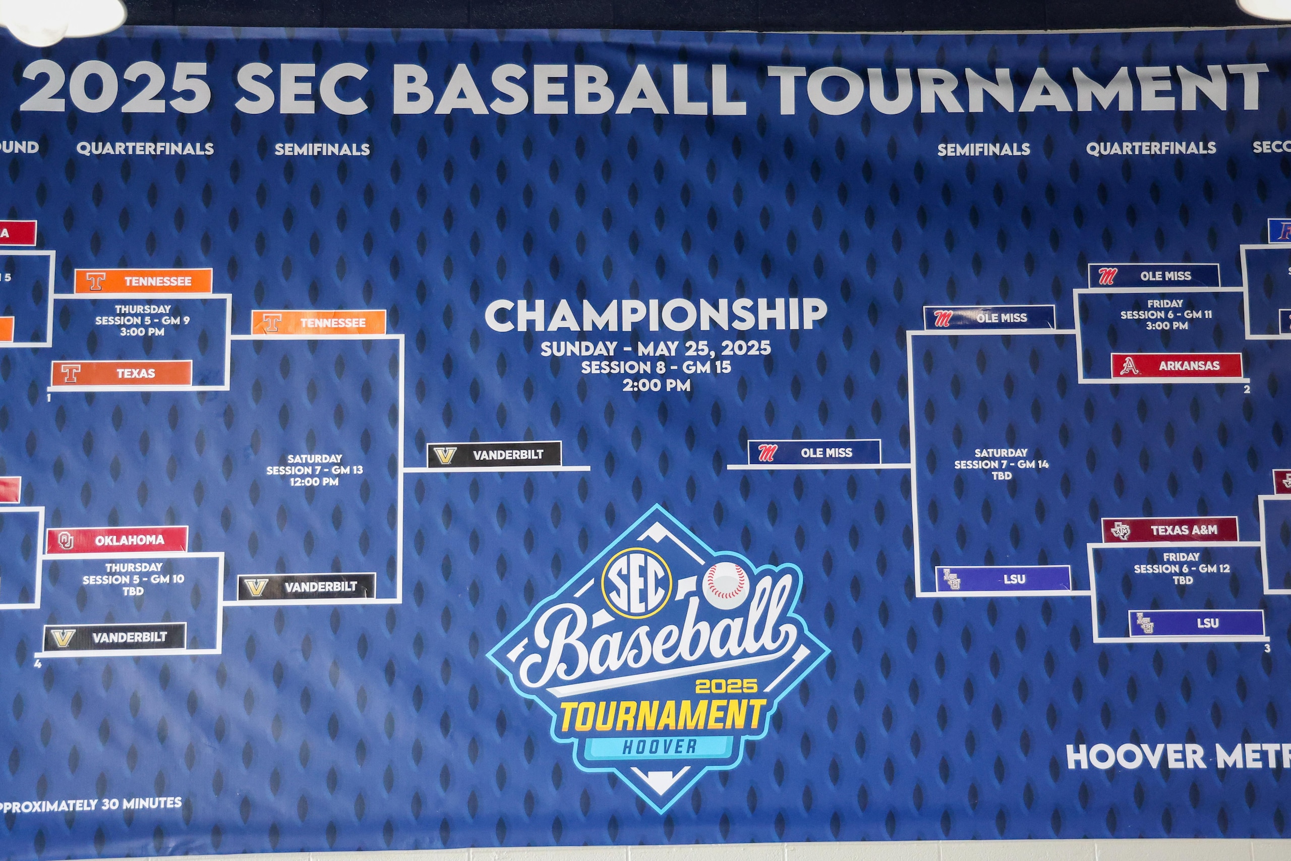 COLLEGE BASEBALL: MAY 25 SEC Baseball Championship Final - Ole Miss vs Vanderbilt