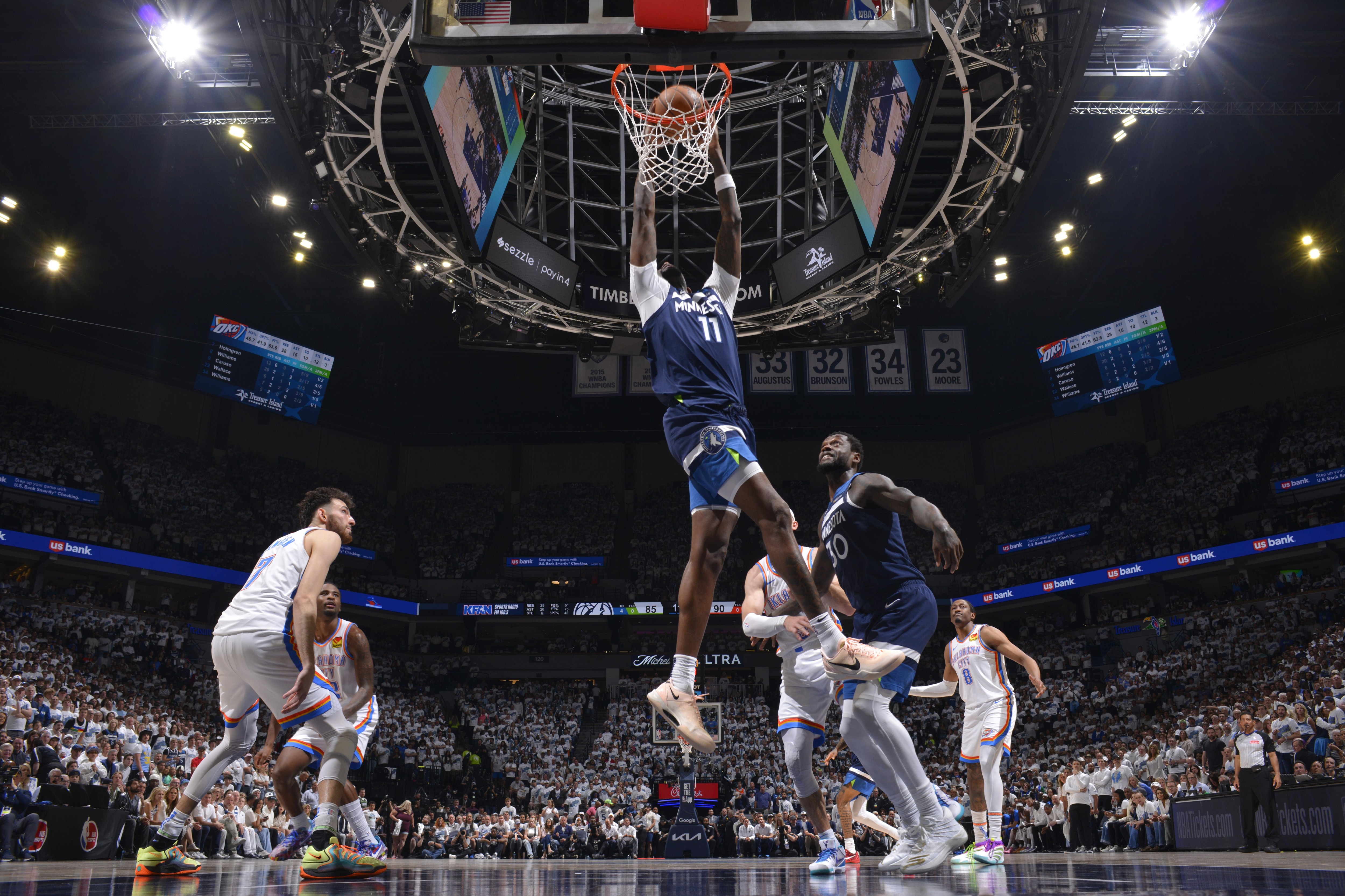 2025 NBA Western Conference Finals - Oklahoma City Thunder v Minnesota Timberwolves - Game Four