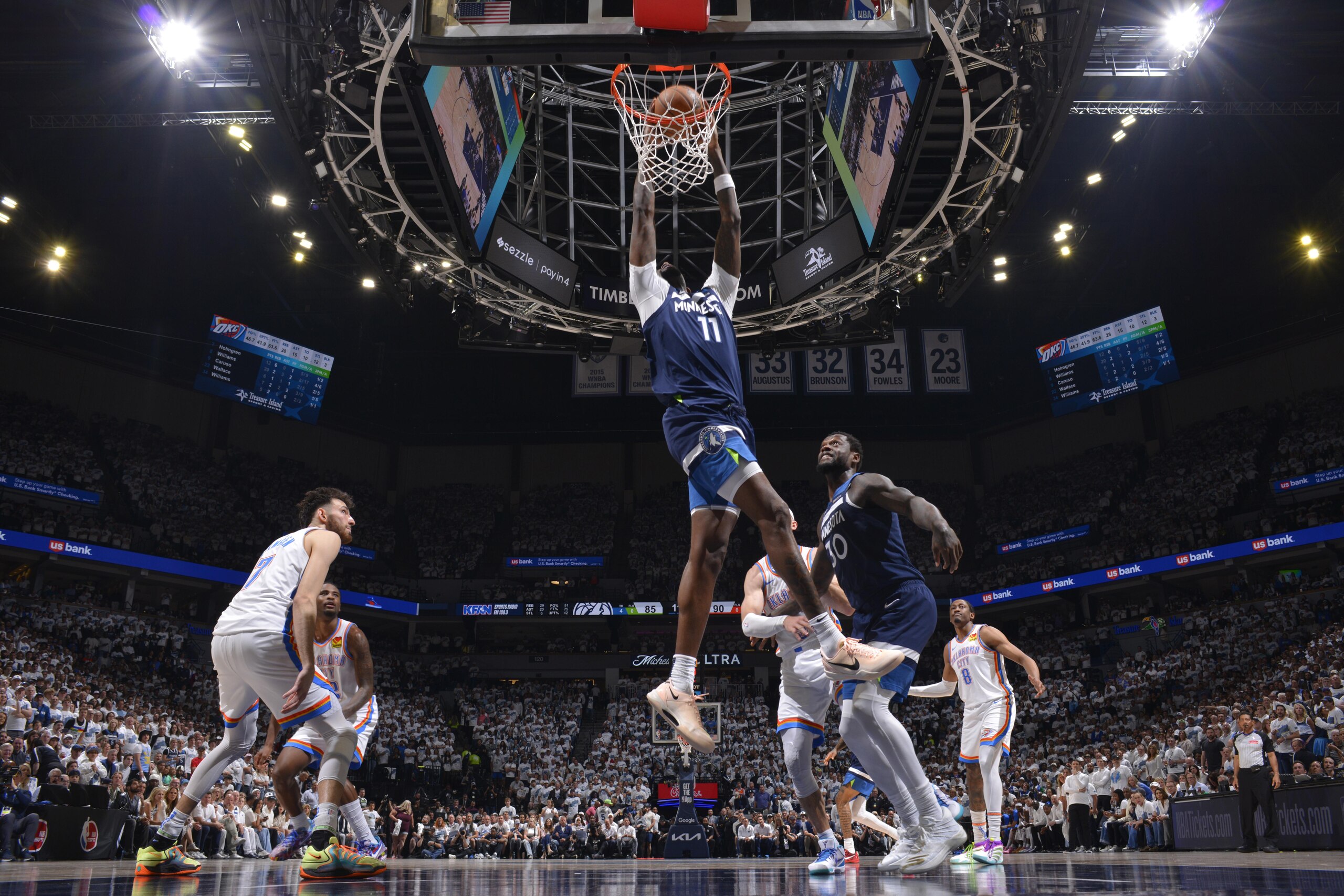 2025 NBA Western Conference Finals - Oklahoma City Thunder v Minnesota Timberwolves - Game Four
