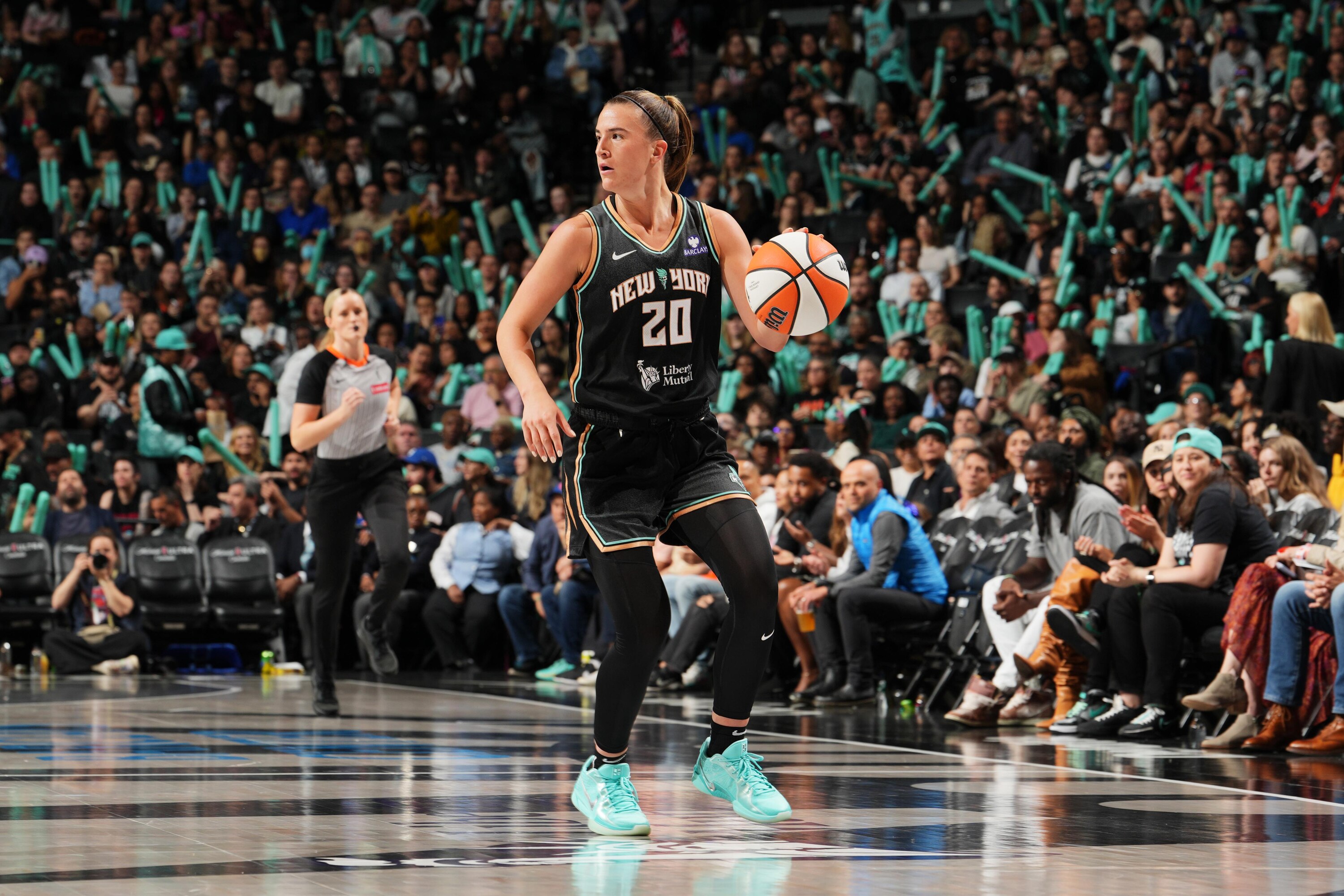 Sabrina Ionescu Makes SGA Joke When Asked About Breanna Stewart Drawing 16 Fouls