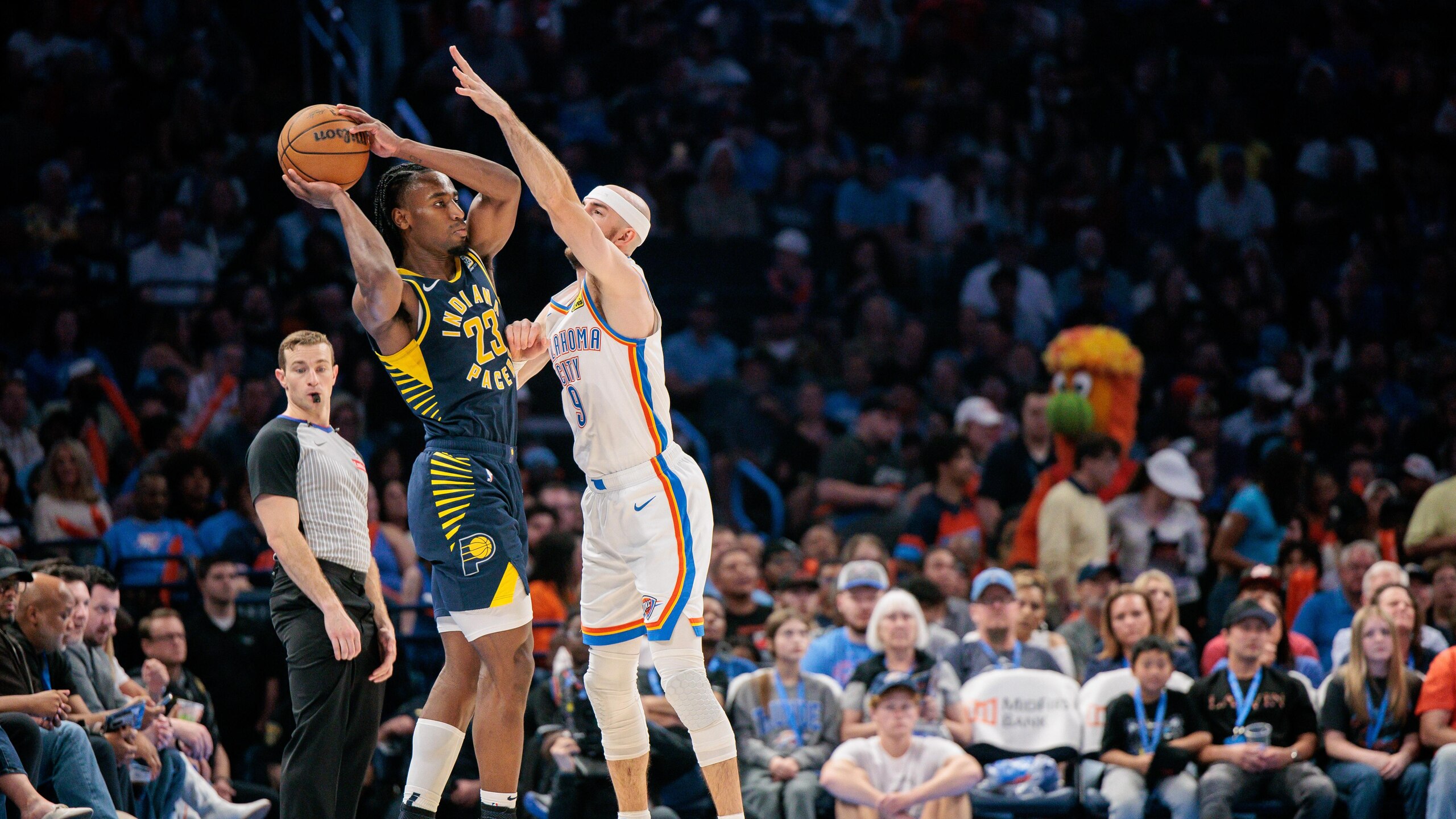 Indiana Pacers v Oklahoma City Thunder Indiana Pacers v Oklahoma City Thunder