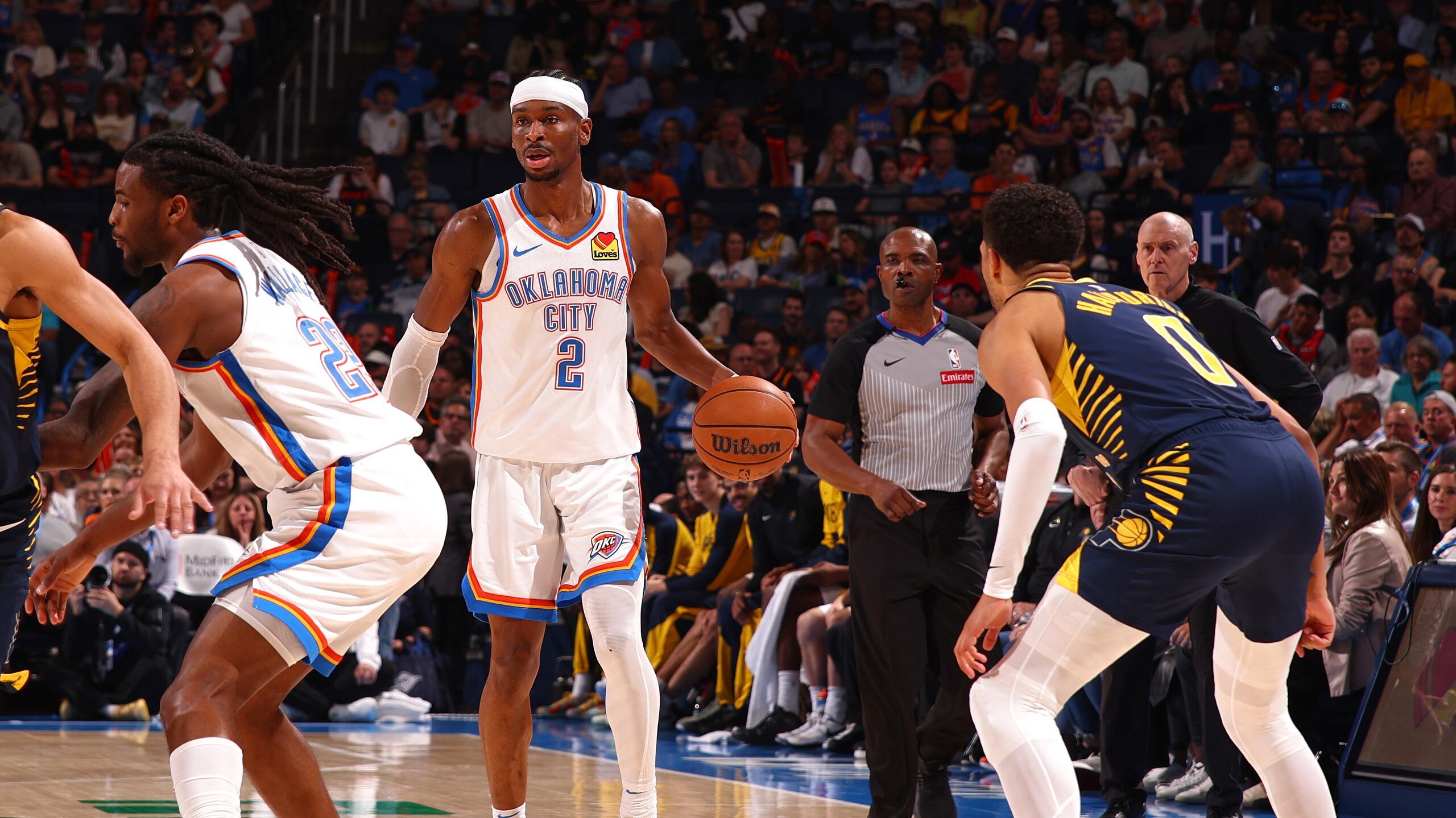 Indiana Pacers v Oklahoma City Thunder Indiana Pacers v Oklahoma City Thunder