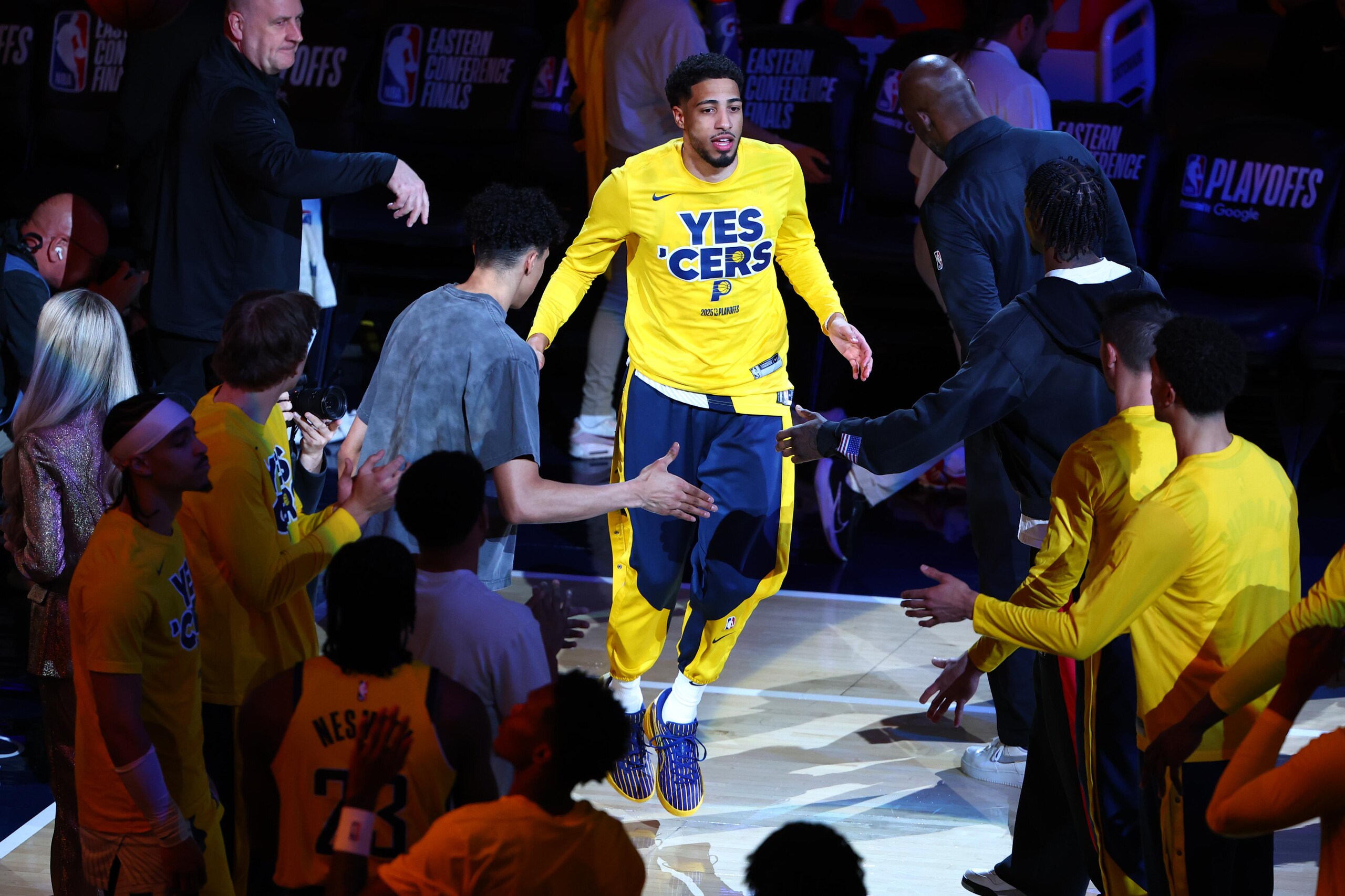 2025 NBA Eastern Conference Finals - New York Knicks v Indiana Pacers - Game Six