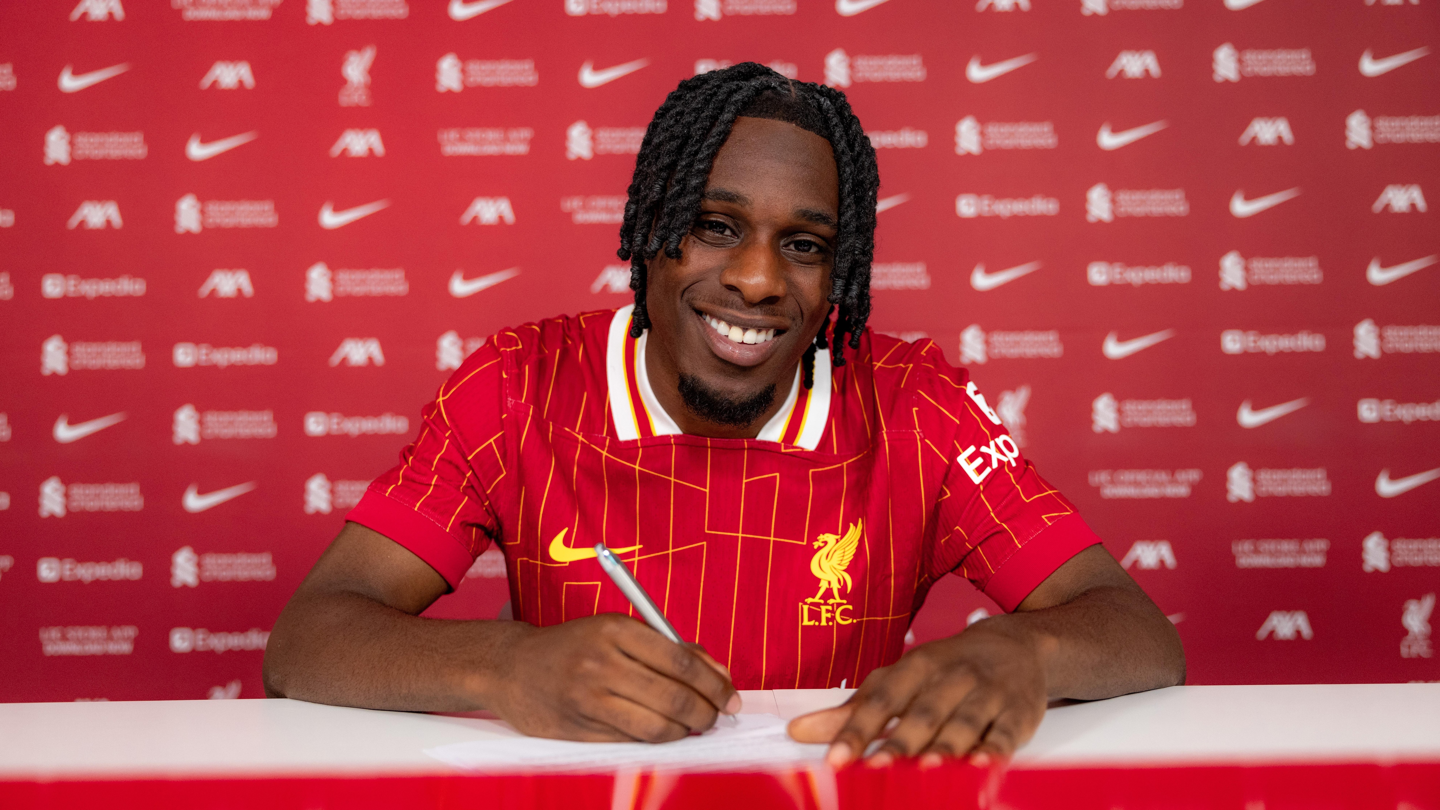 Liverpool Unveil New Signing Jeremie Frimpong