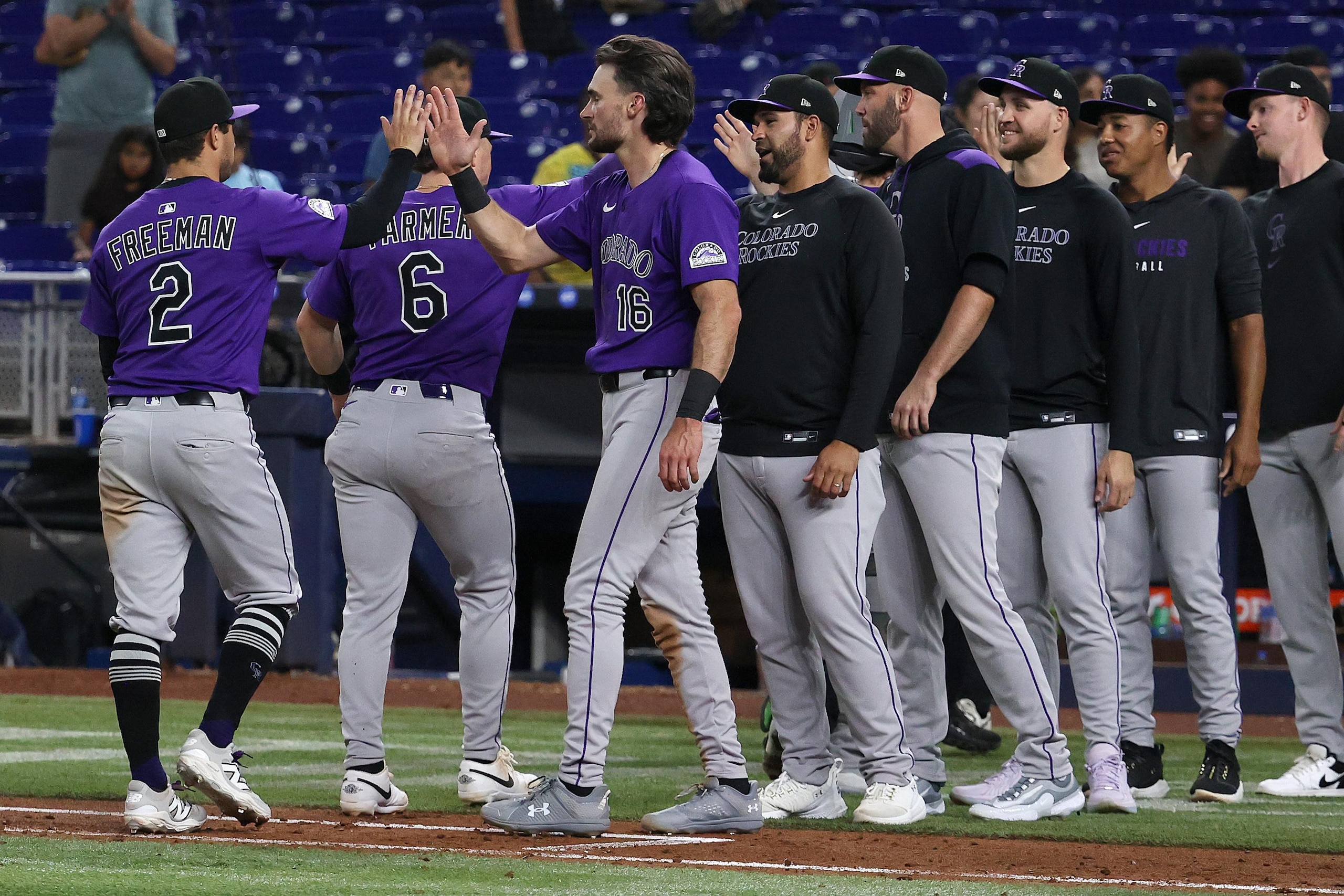 Colorado Rockies v Miami Marlins