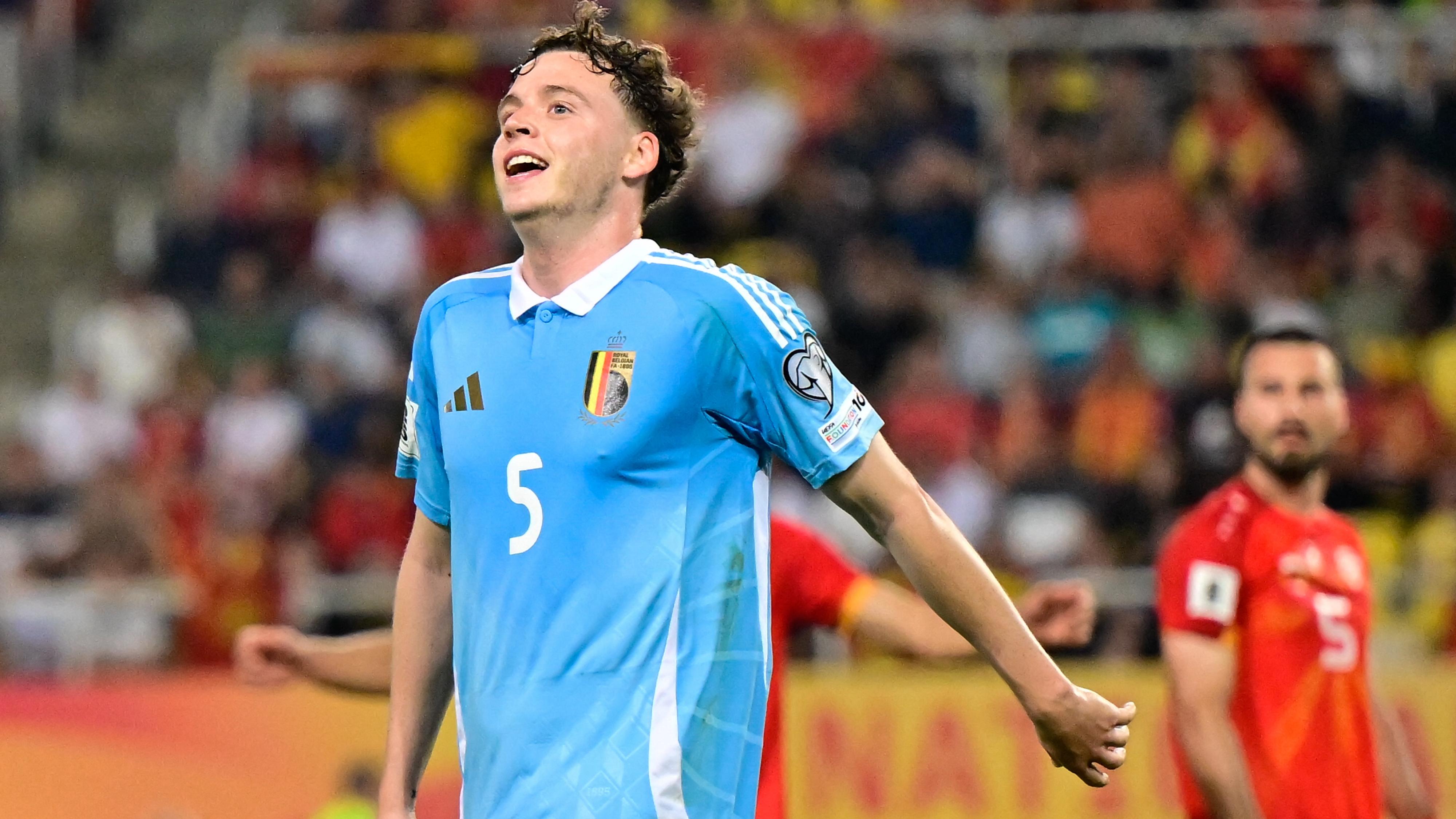 SOCCER WORLD CUP QUALIF NORTH MACEDONIA VS BELGIUM