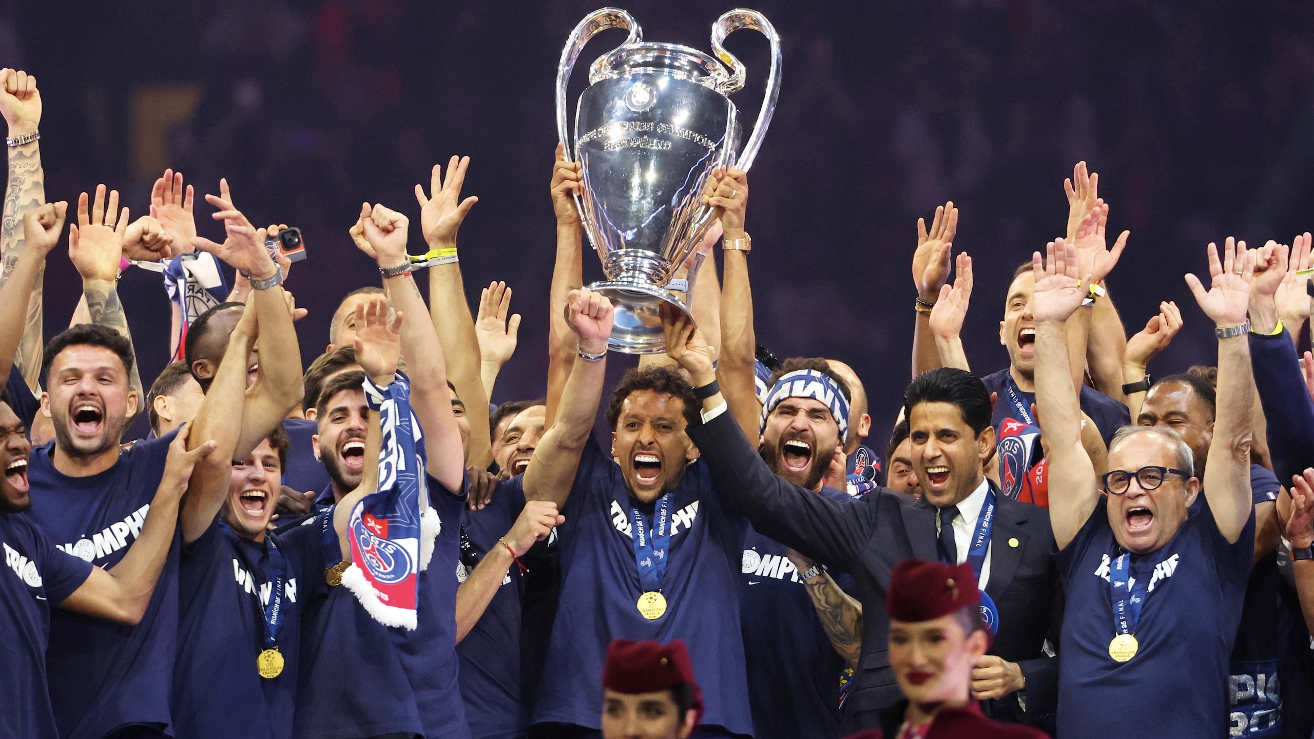 Celebrations Continue In Paris Following Paris Saint-Germain's UEFA Champions League Final 2025 Win