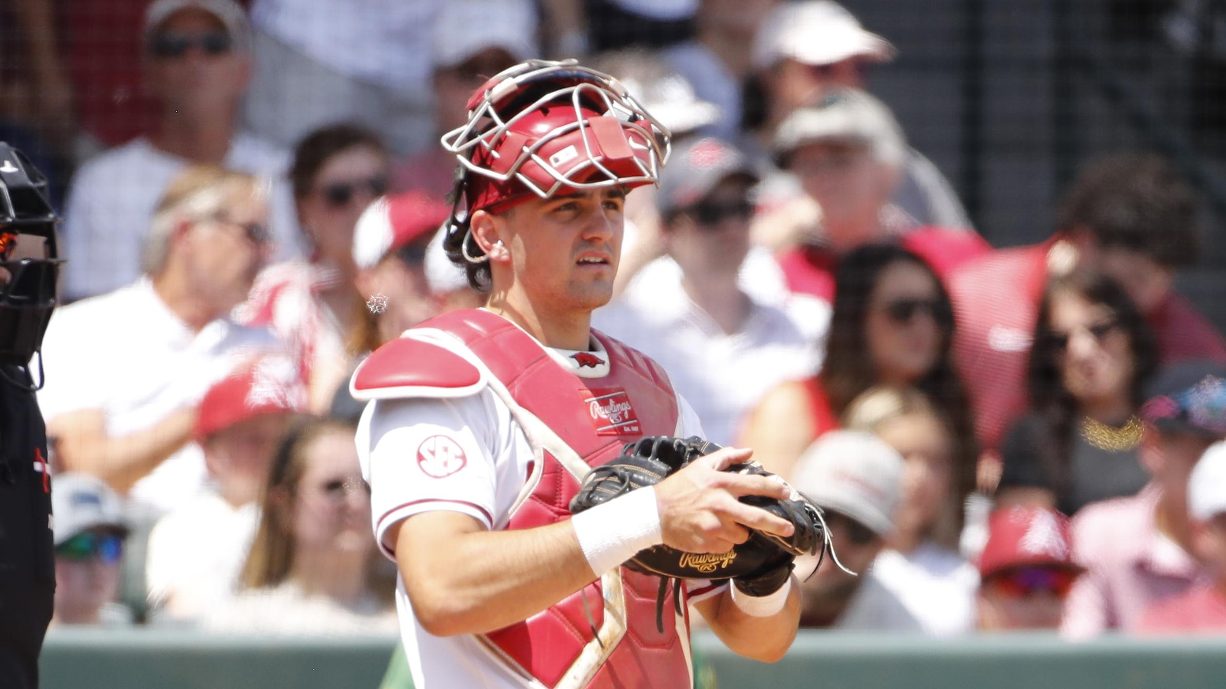 NCAA BASEBALL: MAY 30 Division I Regional - Arkansas vs North Dakota State