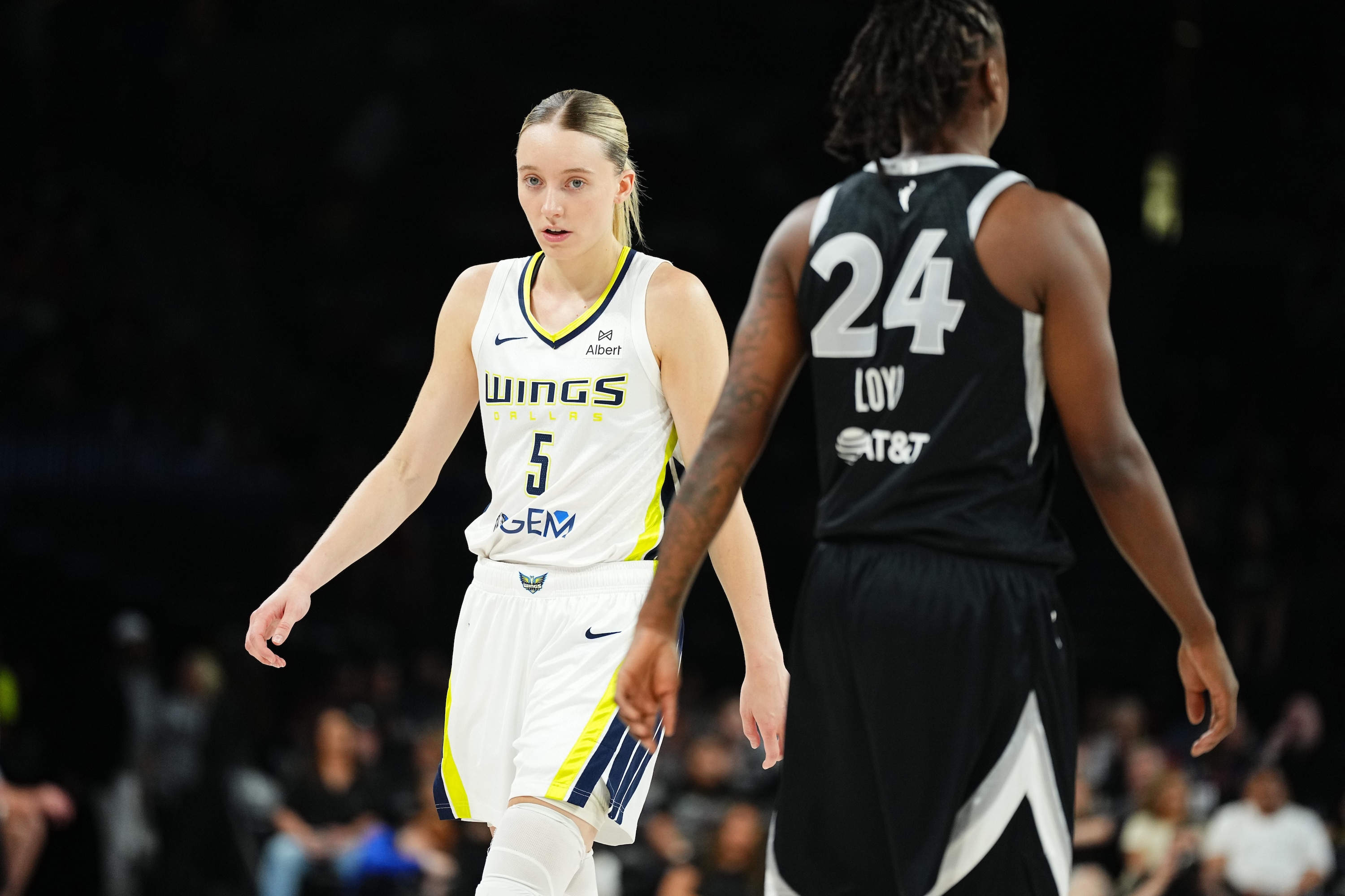Paige Bueckers Scores 16 as Wings Lose to Jackie Young, Aces in Commissioner's Cup