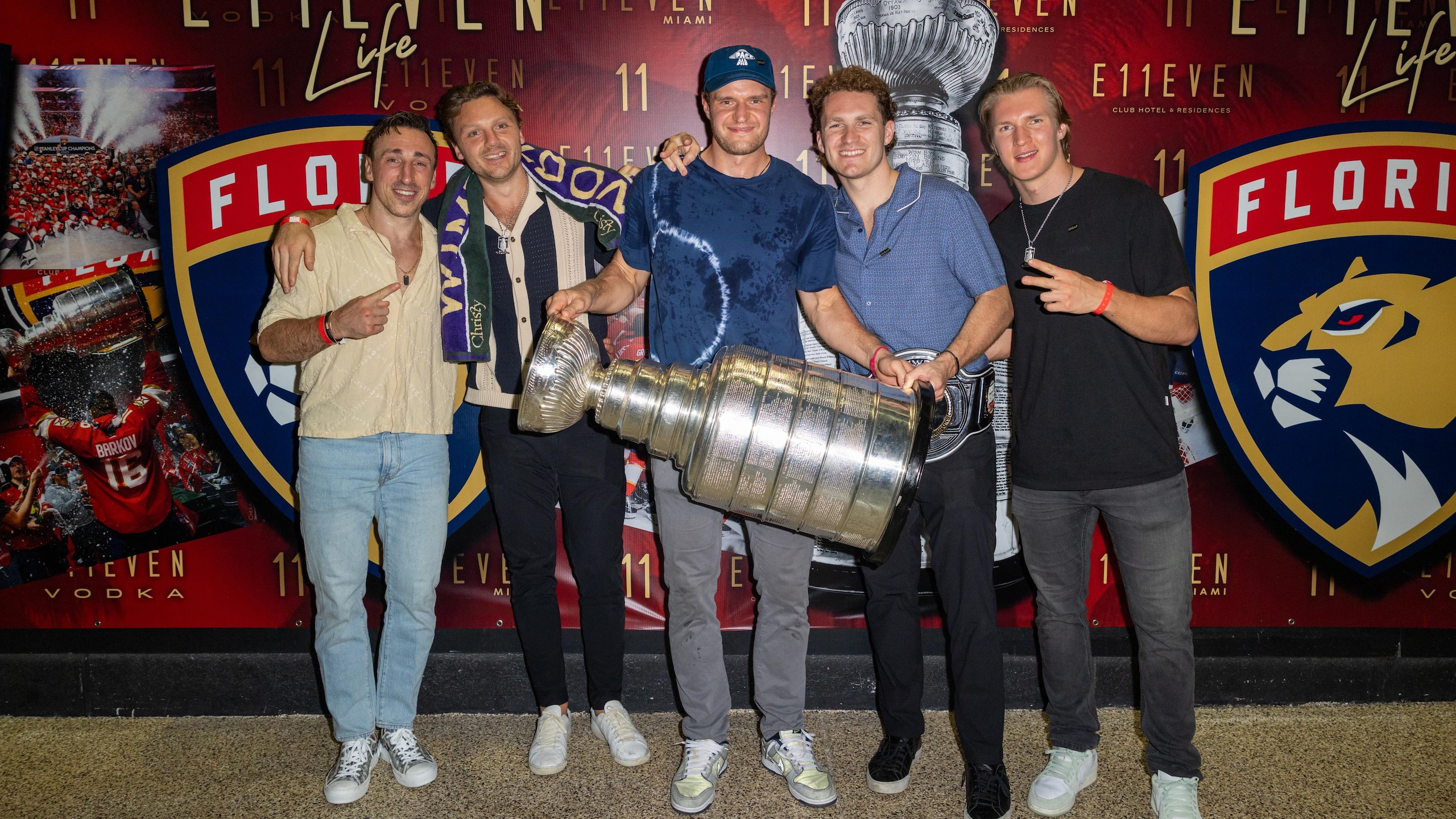 Florida Panthers Celebrate 2025 Stanley Cup Win At E11EVEN Miami Florida Panthers Celebrate 2025 Stanley Cup Win At E11EVEN Miami
