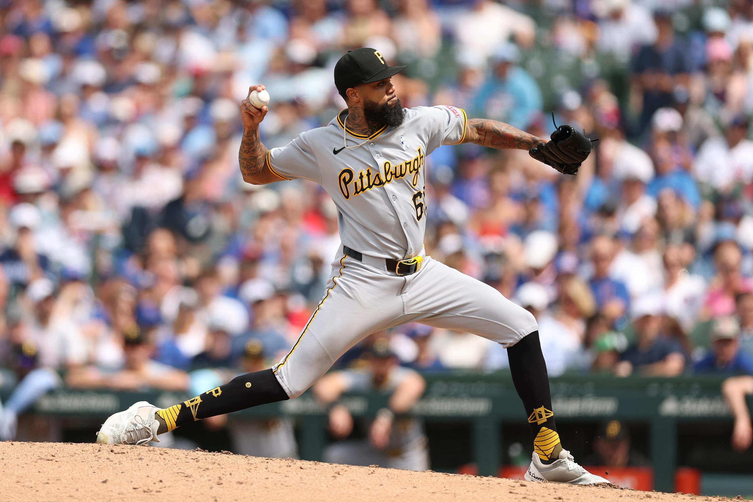 Pirates' Dennis Santana Appears to Take Swing at Fan on Video During Game vs. Tigers